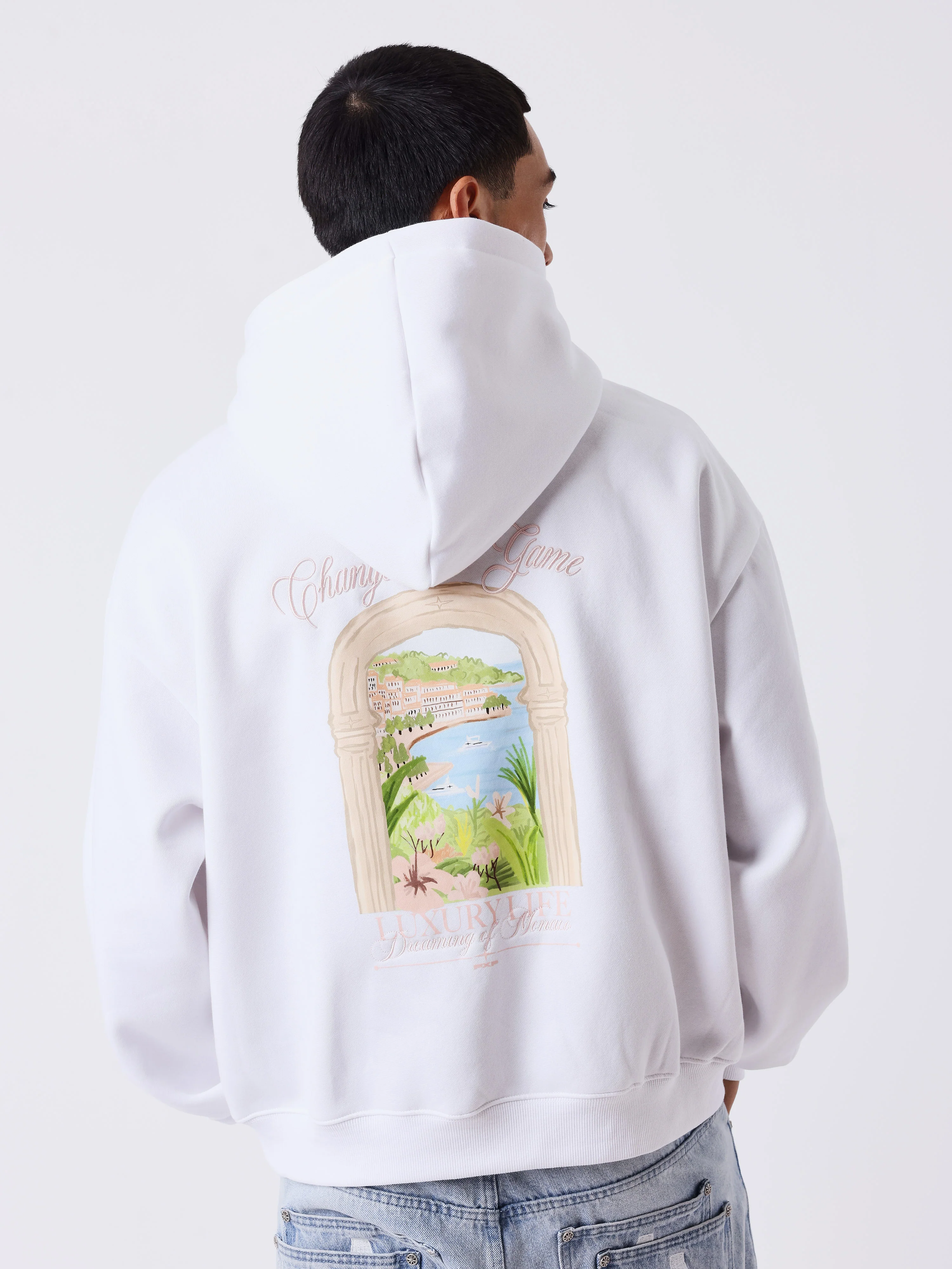 Sweat à capuche Monaco Illustration - Image 2