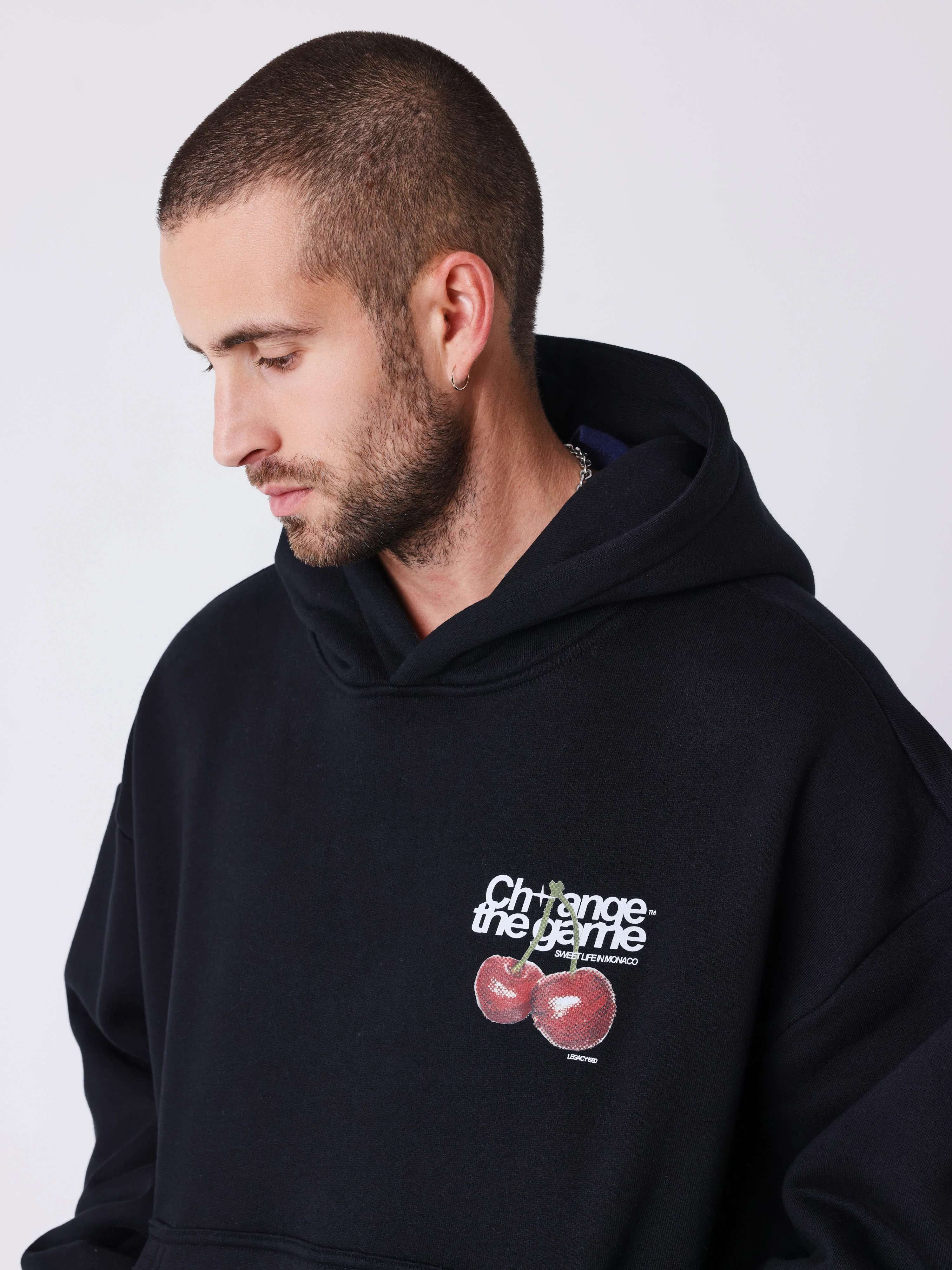 Sweat à capuche imprimé cerises - Image 3