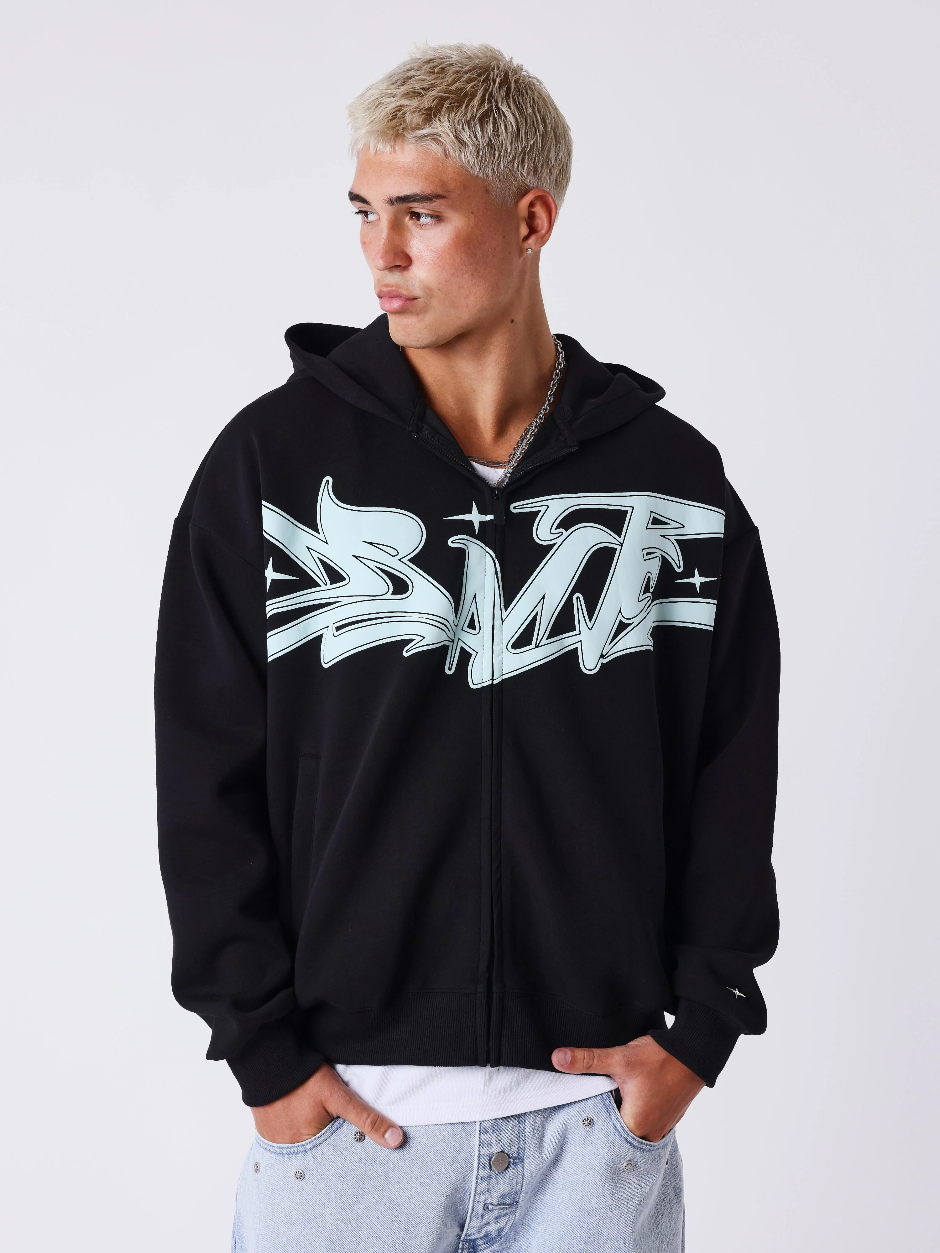 Sweat zippé à capuche Flare