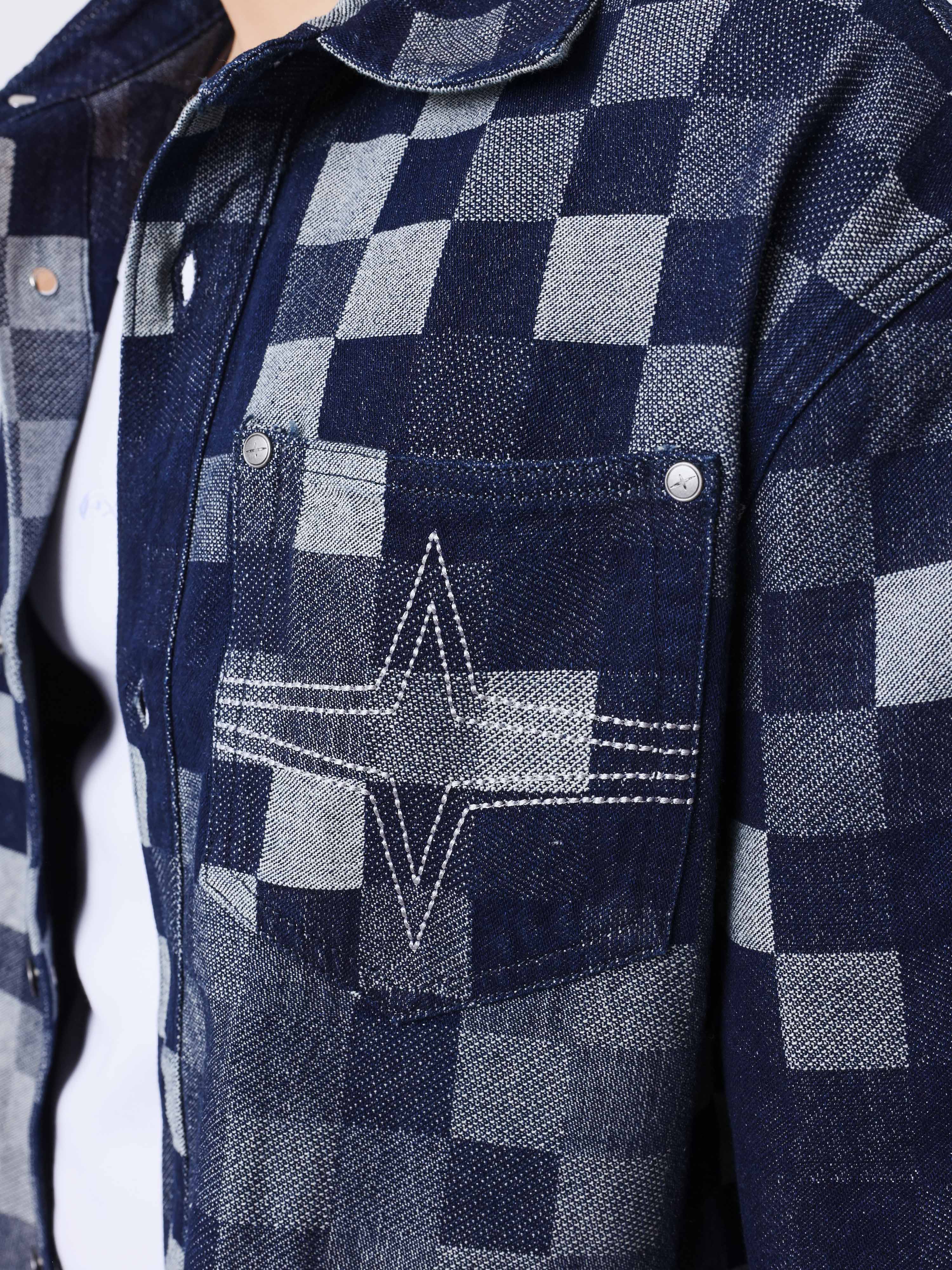 Chemise manches courtes pixel - Image 4