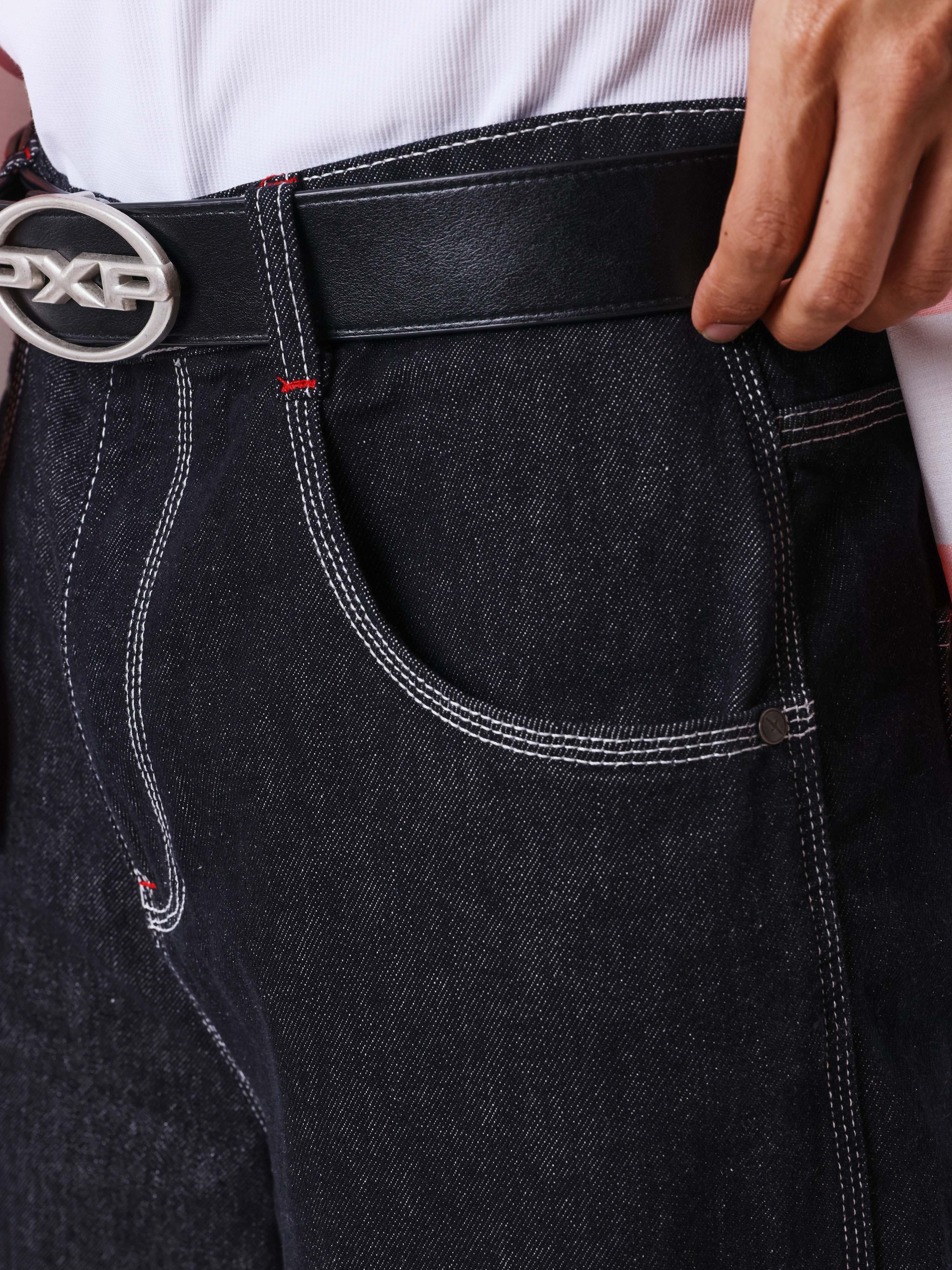 Bermuda en denim avec poches utilitaires - Image 4