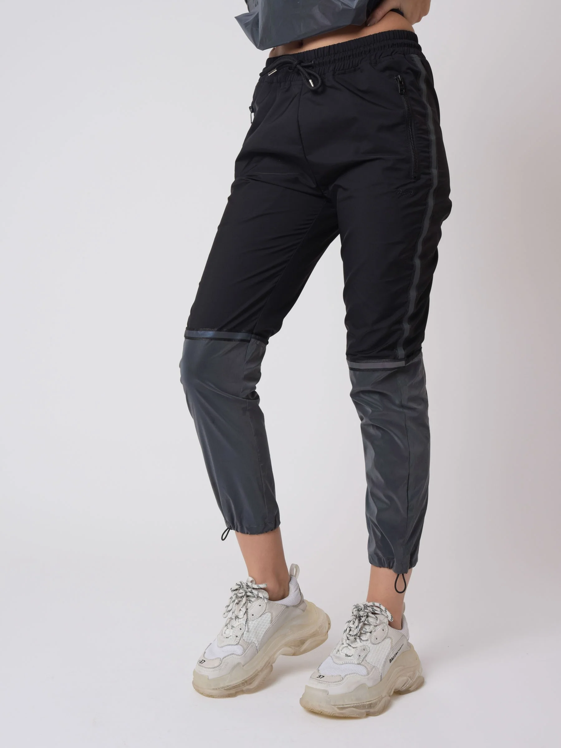 Bas de jogging bimatière