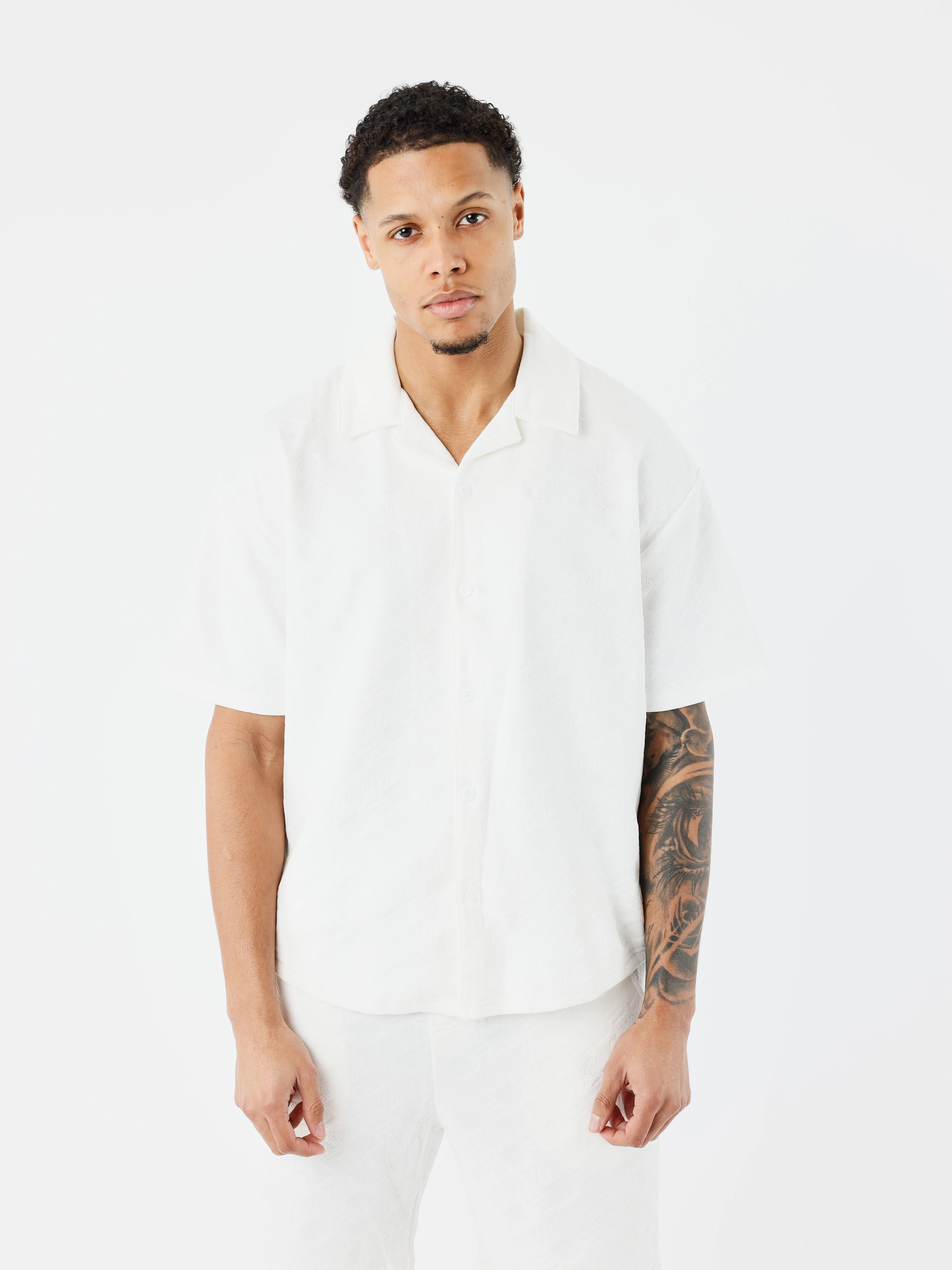 Chemise décontractée Texturée