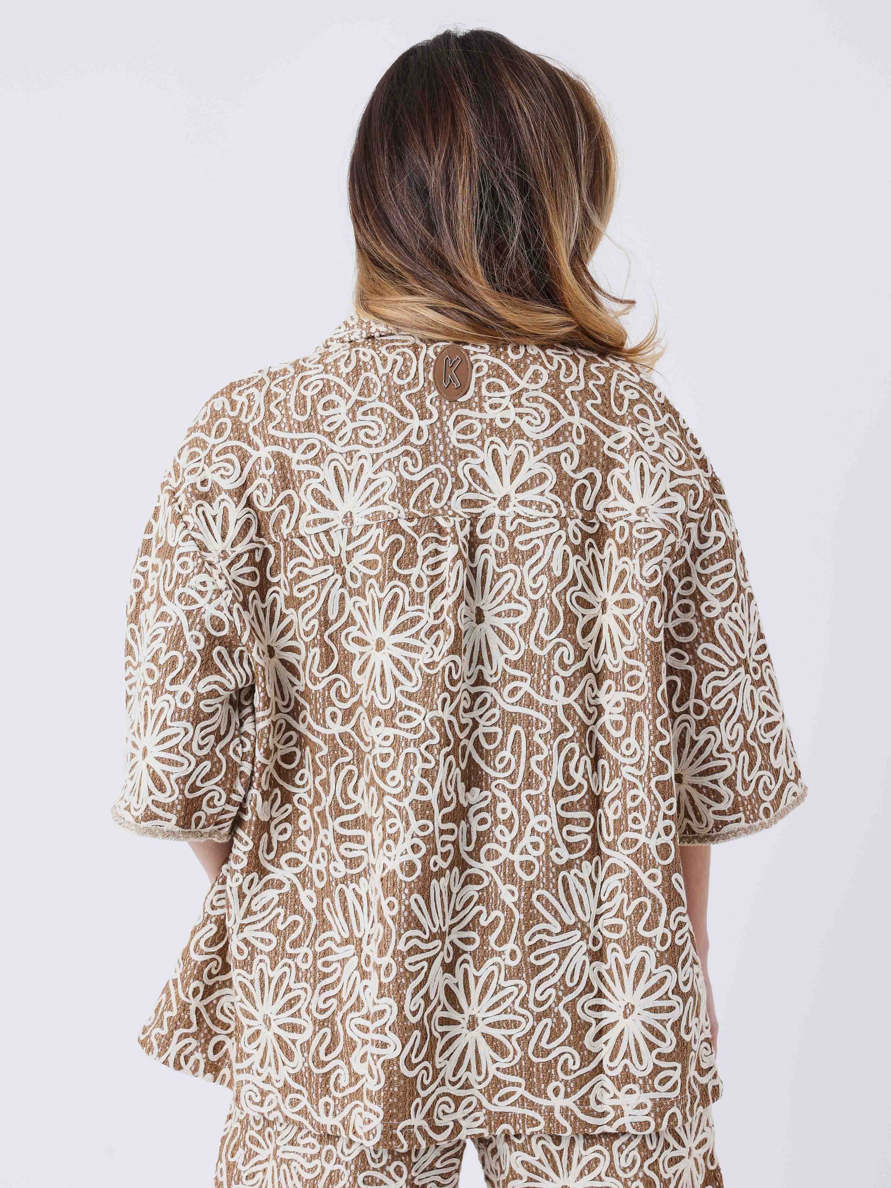 Chemise Kalash x PXP à motifs naturel - Image 4