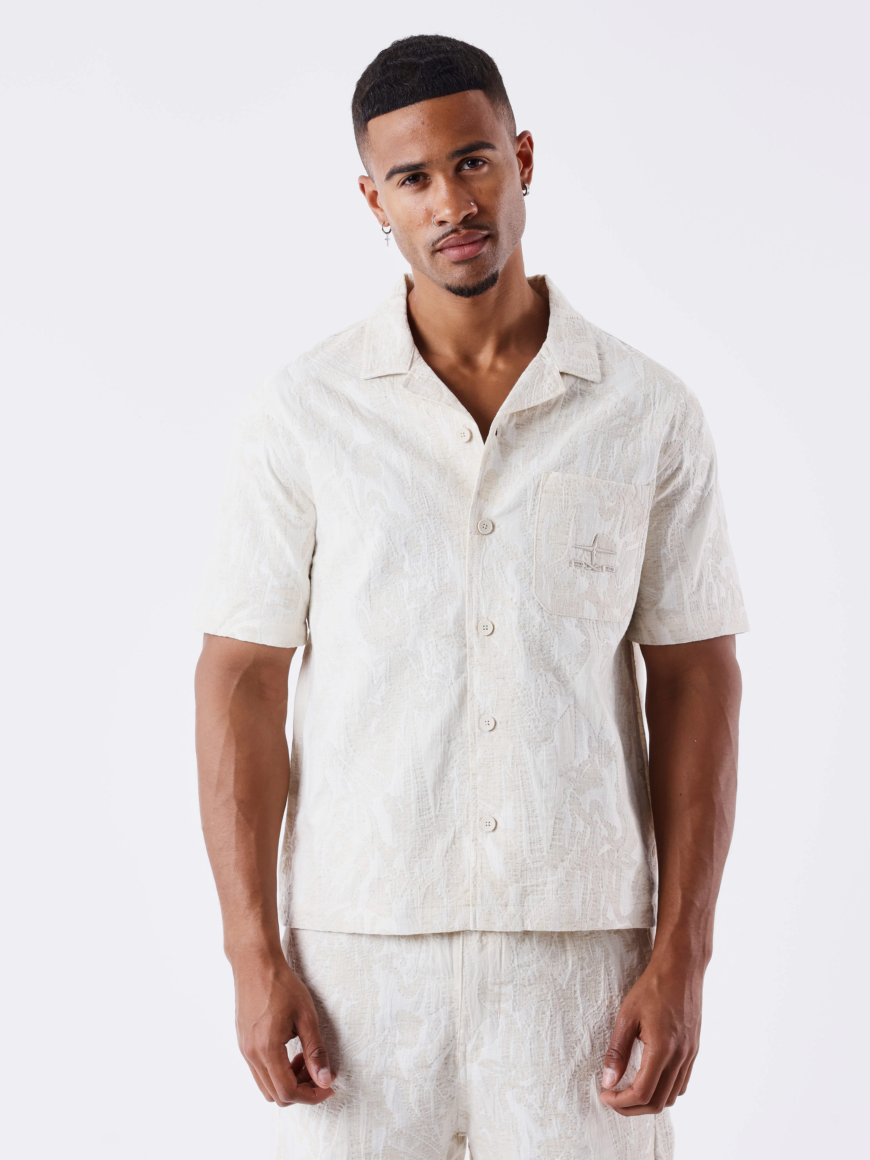 Chemise motif floral