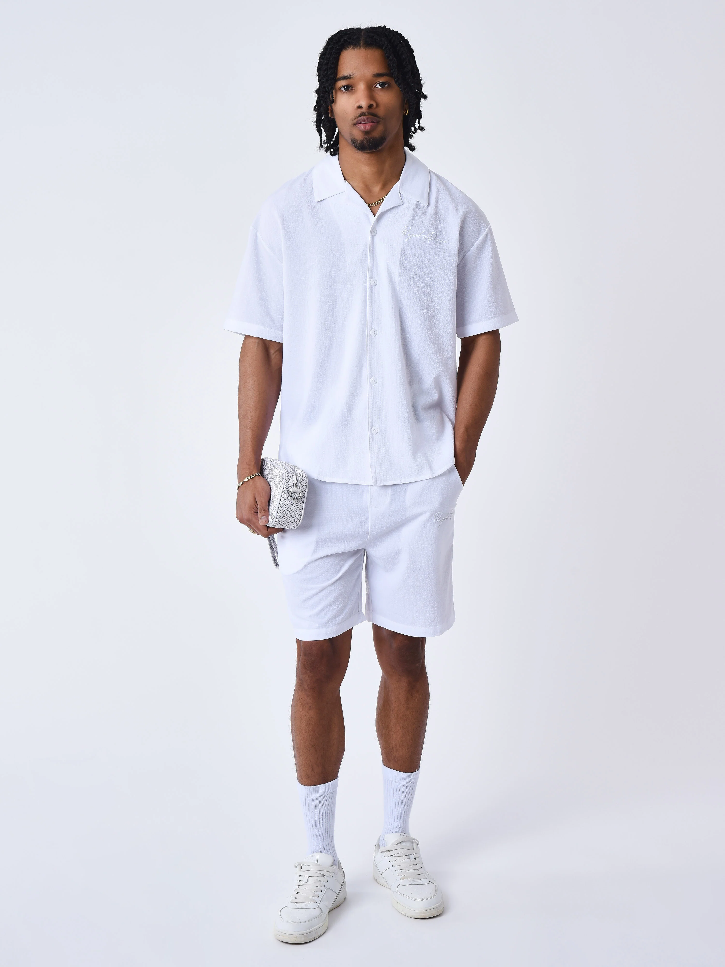 Chemise texturé brodé - Image 3