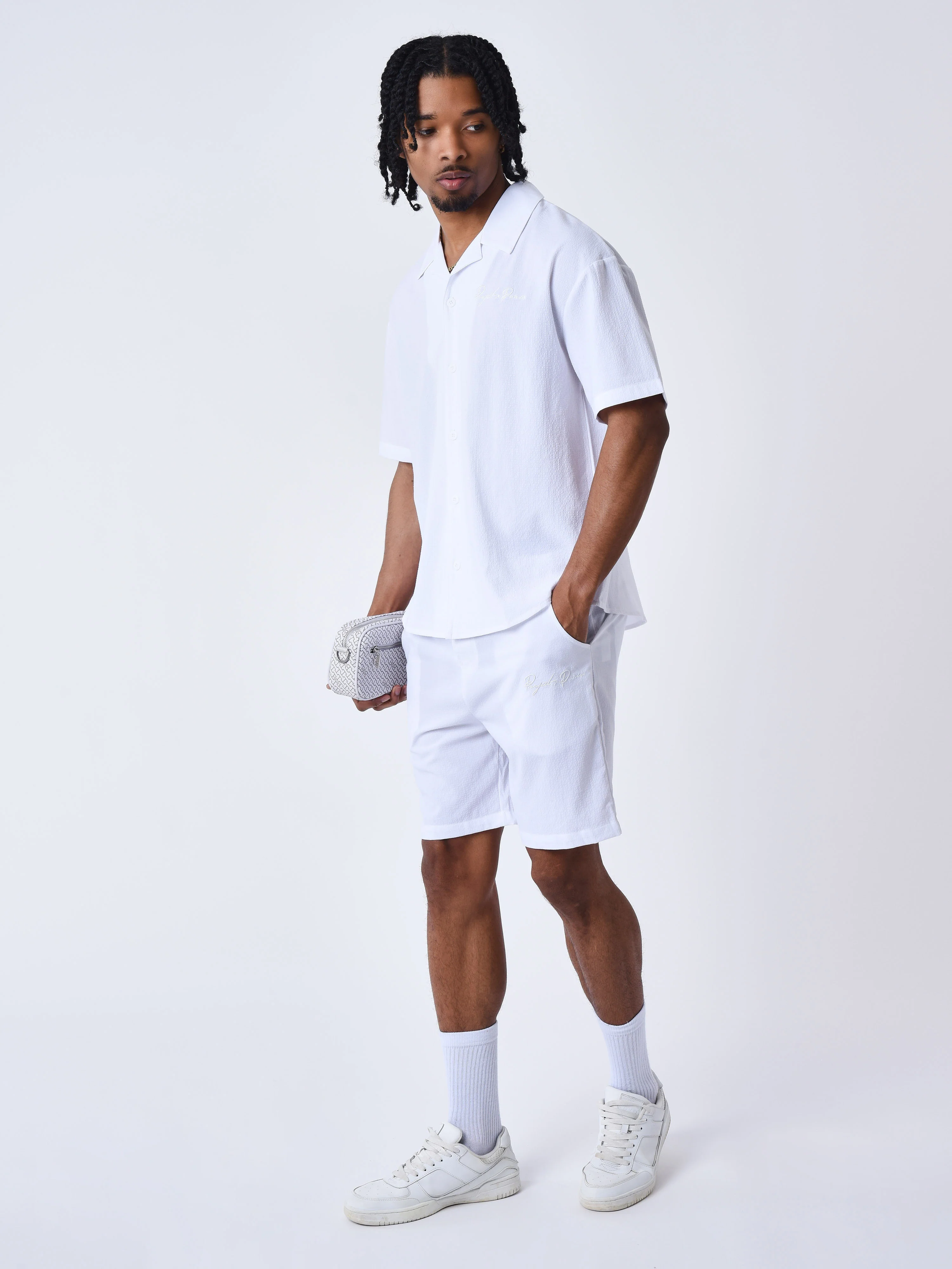 Chemise texturé brodé - Image 5