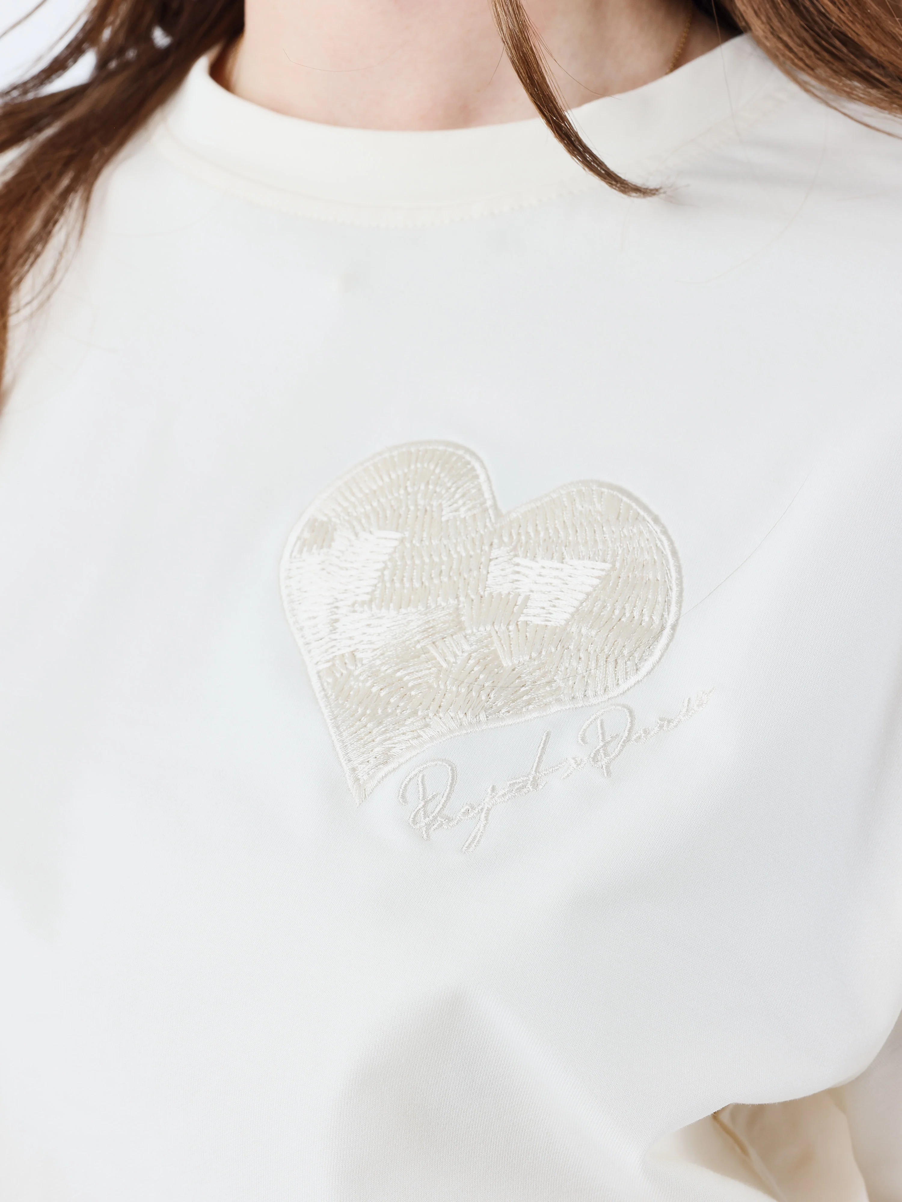 Crop top tee wicker heart - Image 3