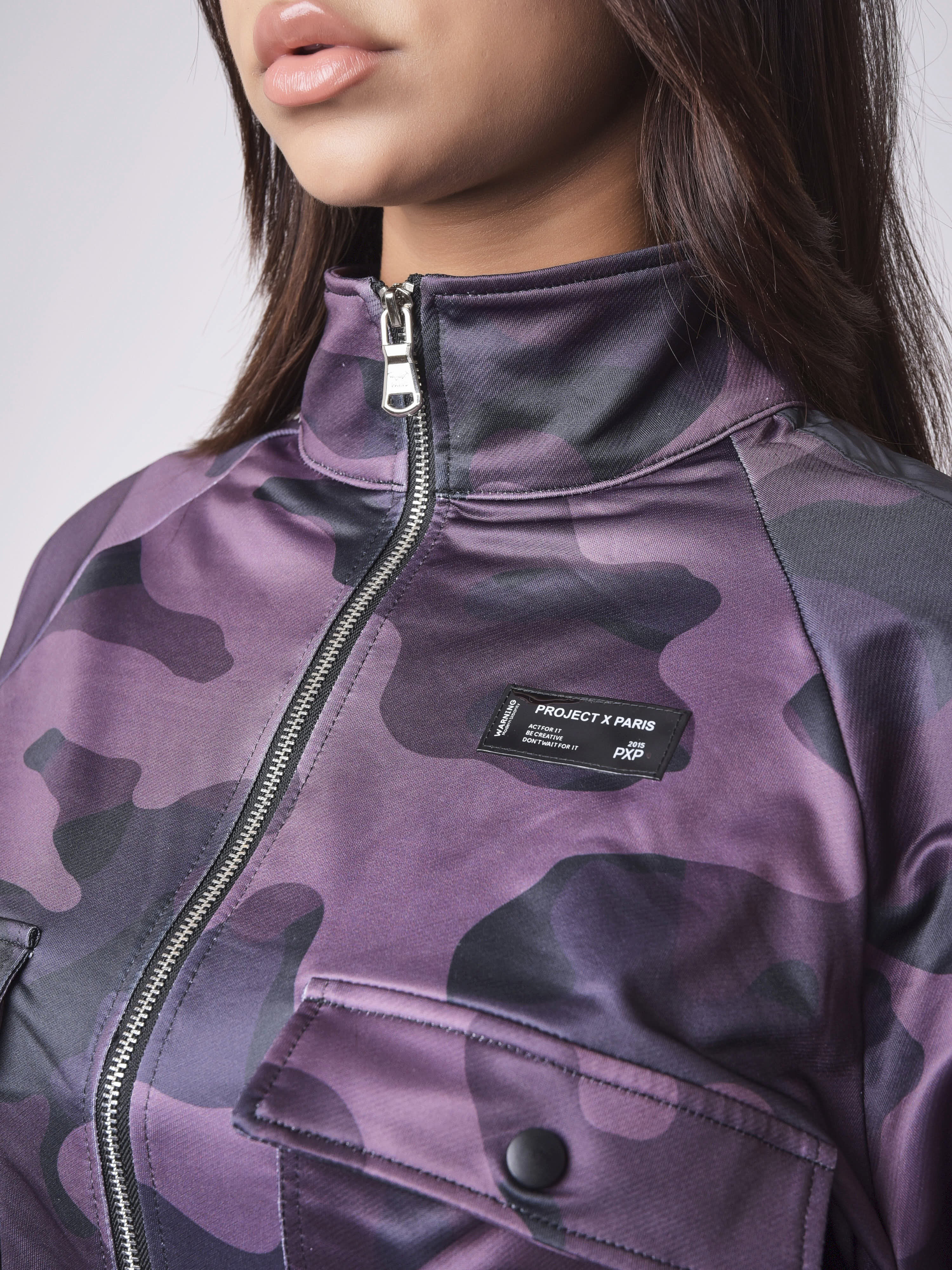 Veste courte motif camouflage - Image 5