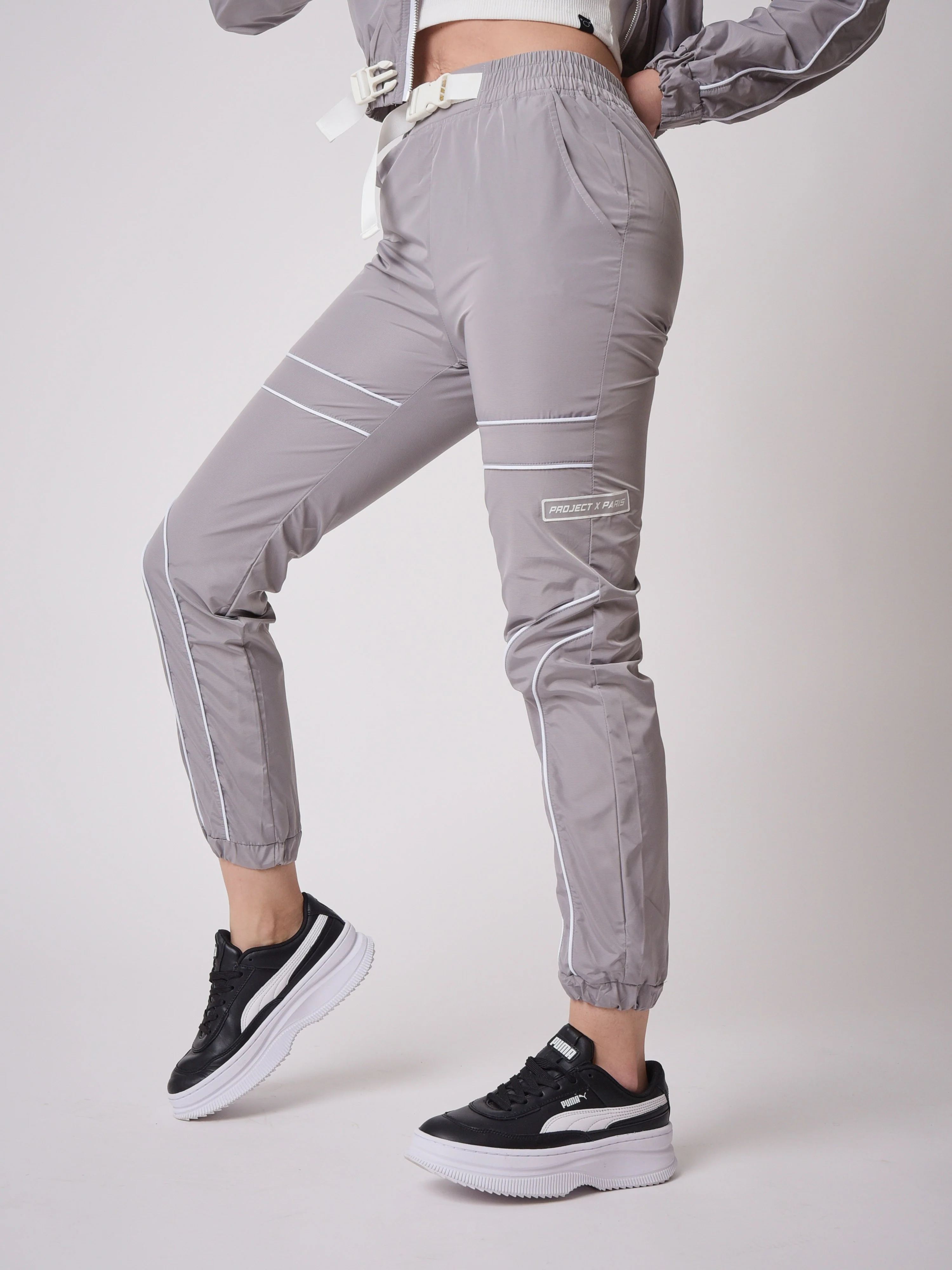 Bas de jogging basic avec piping - Image 2