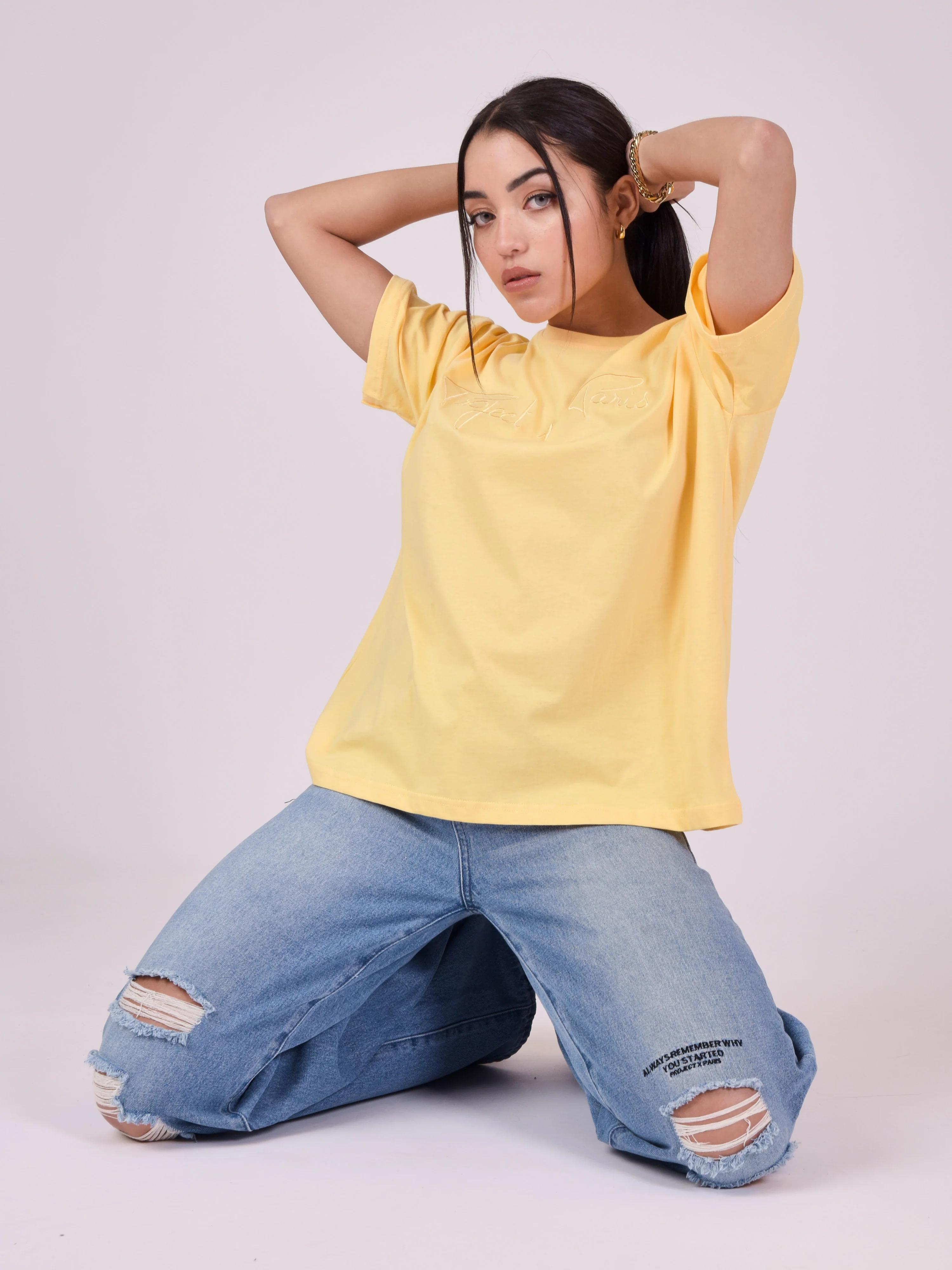 T-shirt basic ample logo