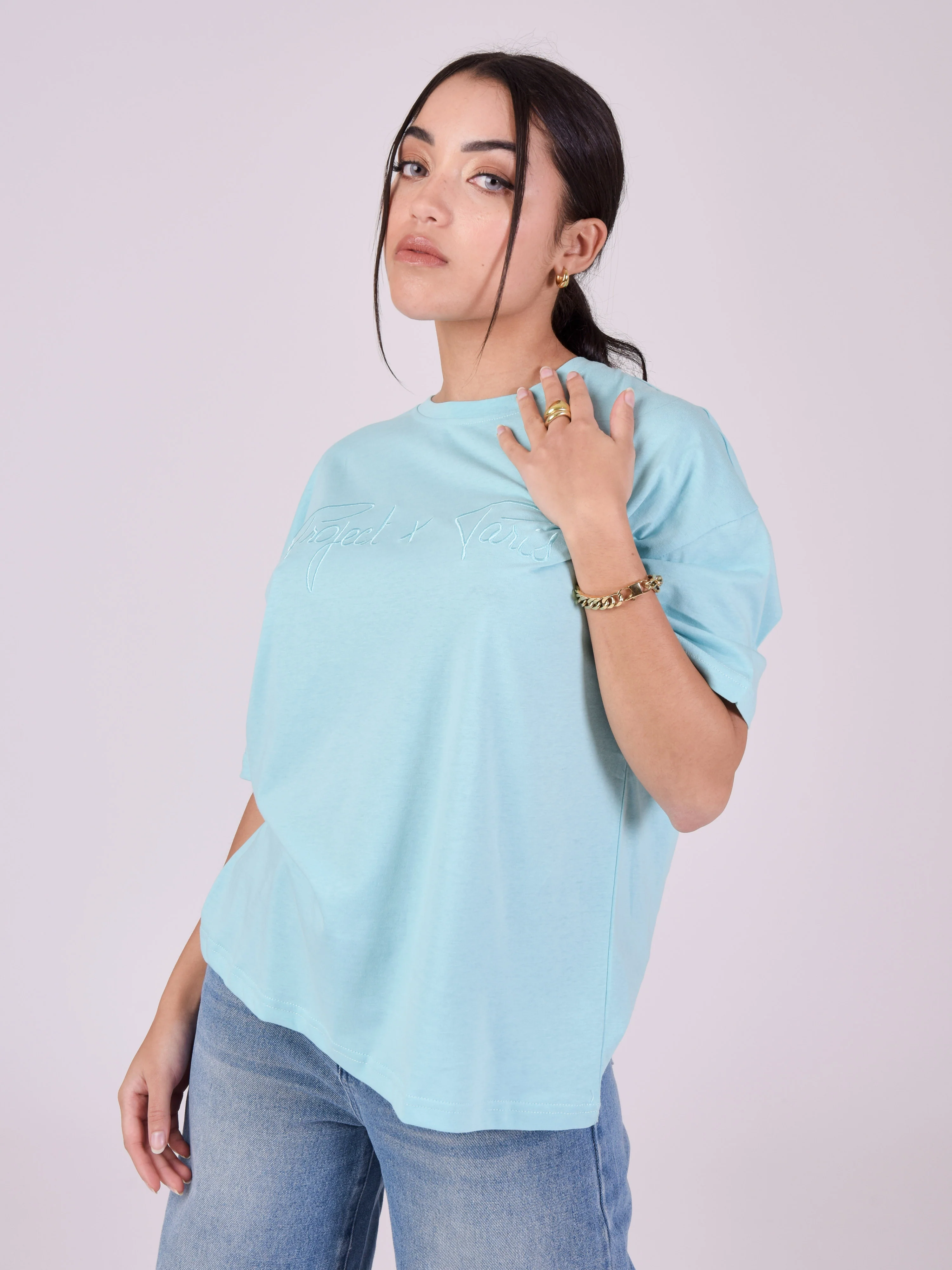 T-shirt basic ample logo