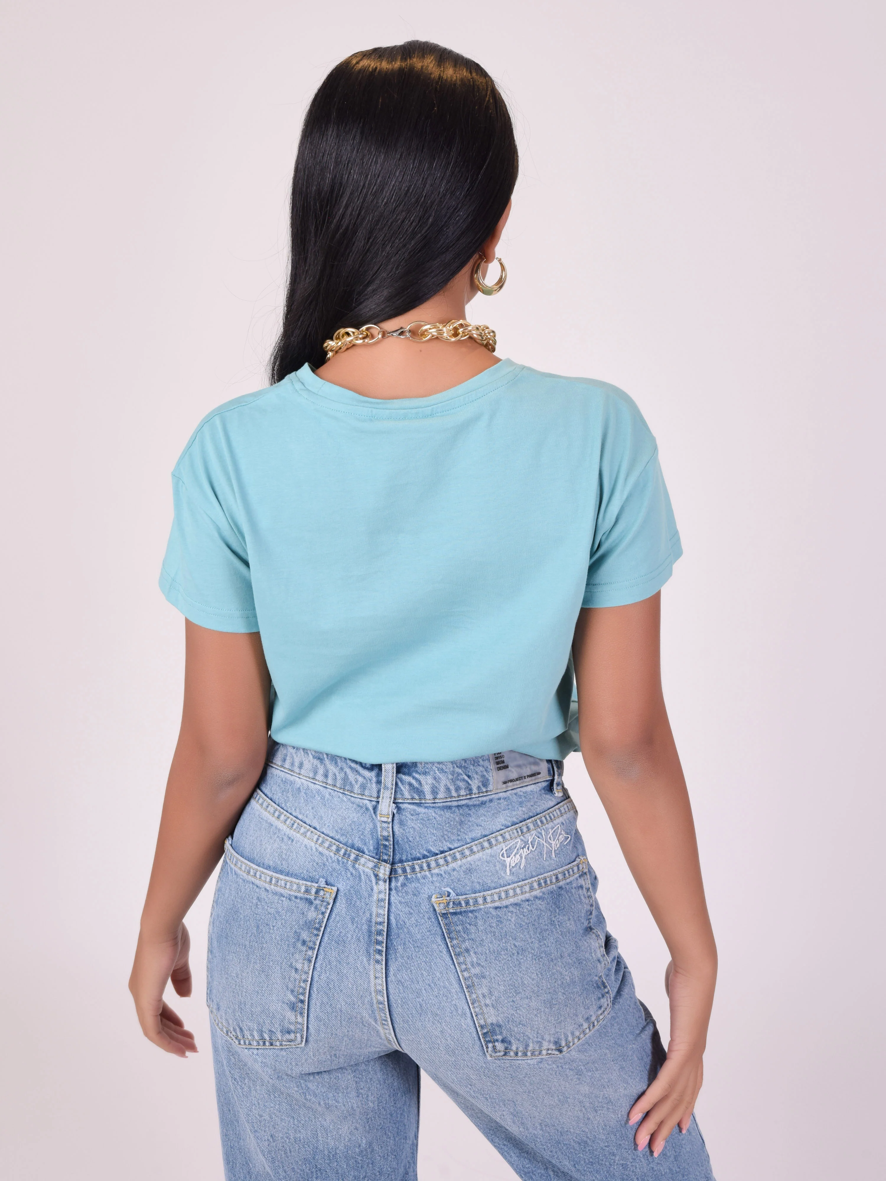 T-shirt avec élastique de serrage - Image 5