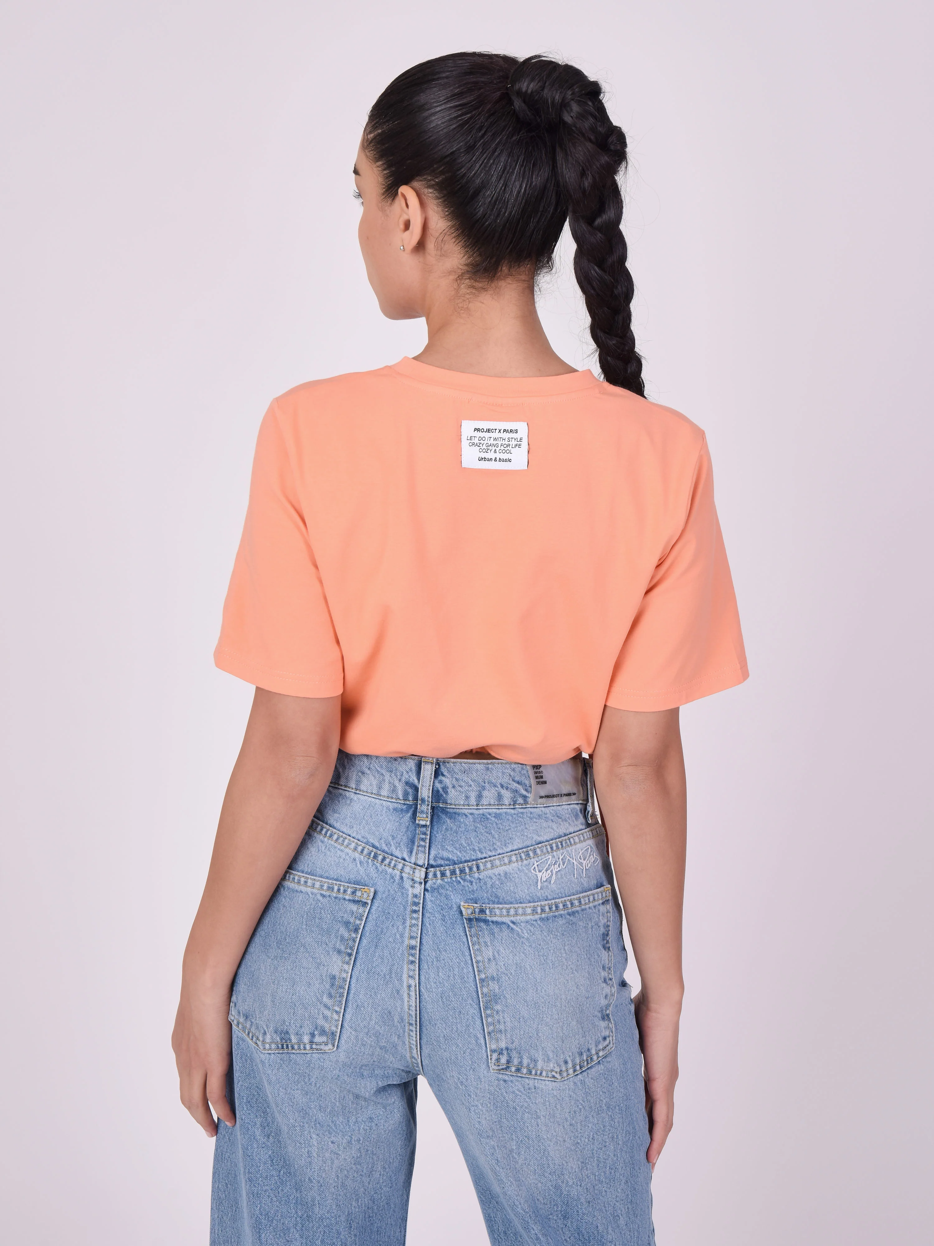 T-shirt crop avec cordon de serrage - Image 5