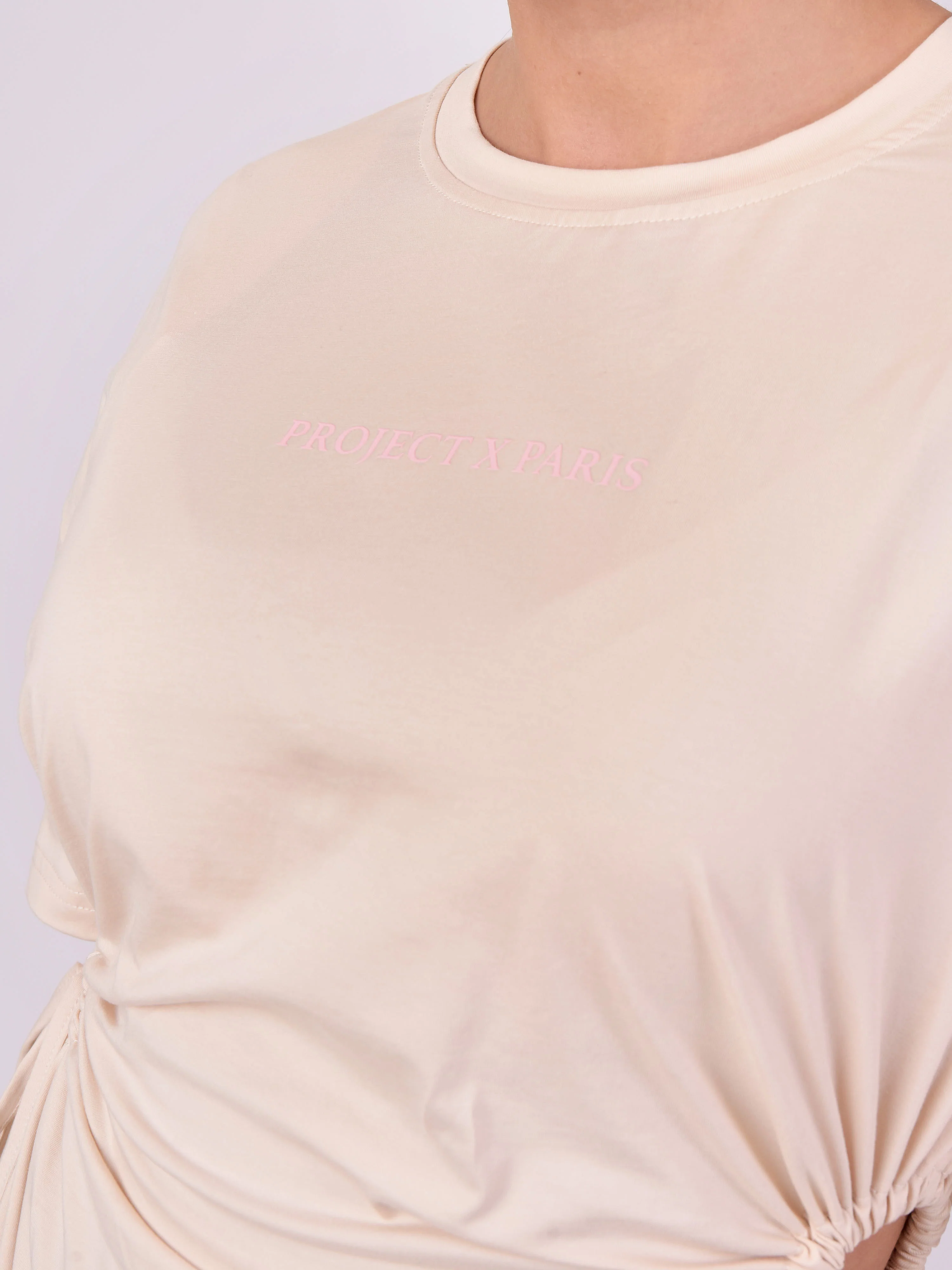 T-shirt extralong avec cordon de serrage - Image 6