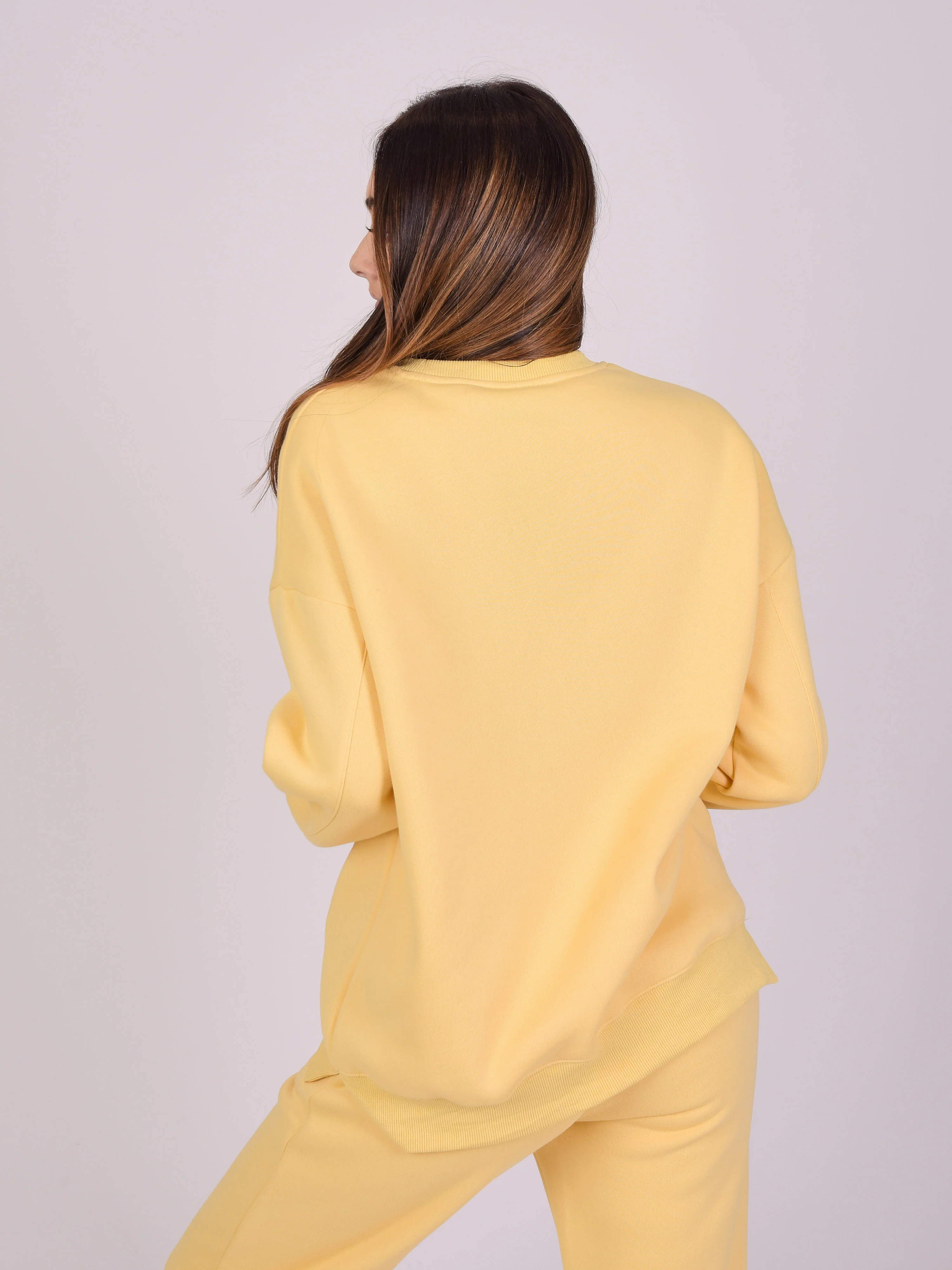 Sweat col rond broderie relief - Image 5