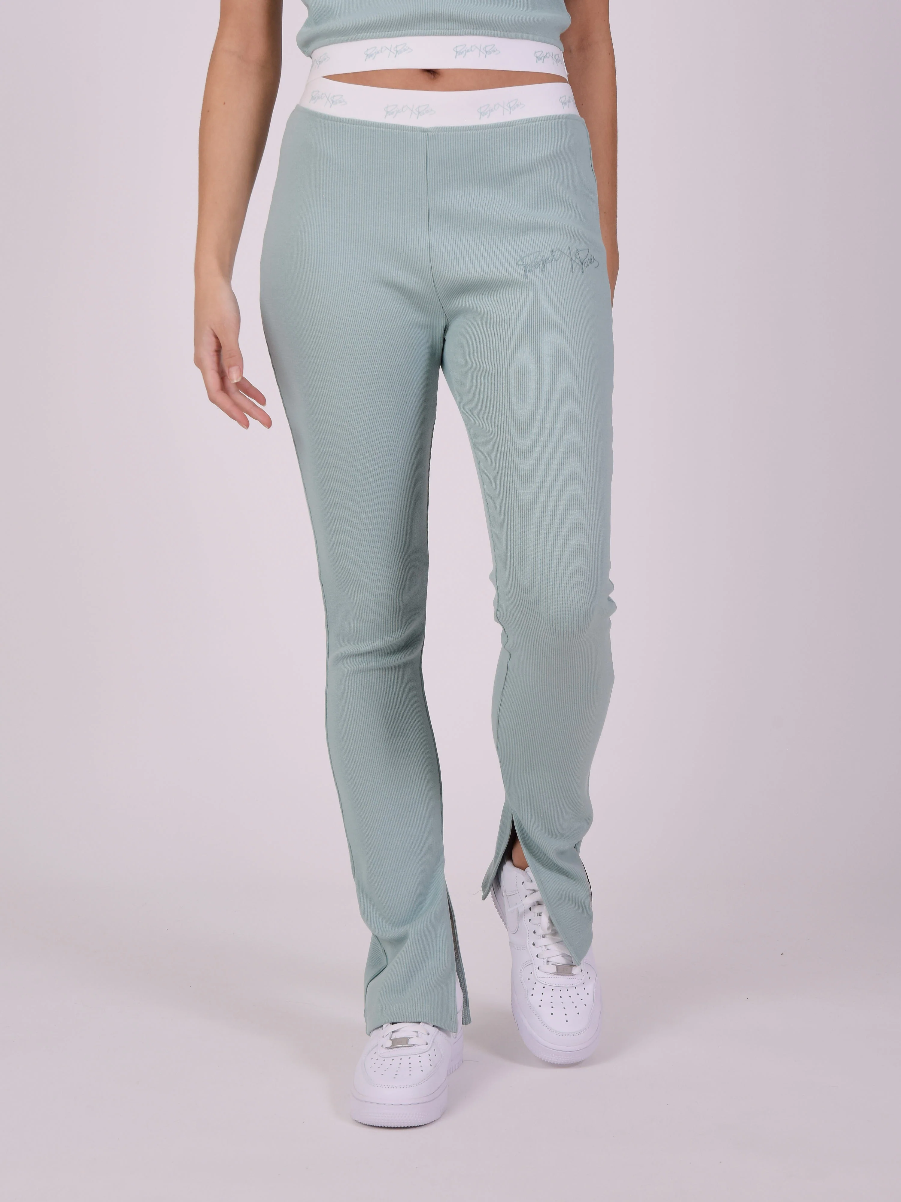 Pantalon flare ourlet fendu - Image 4