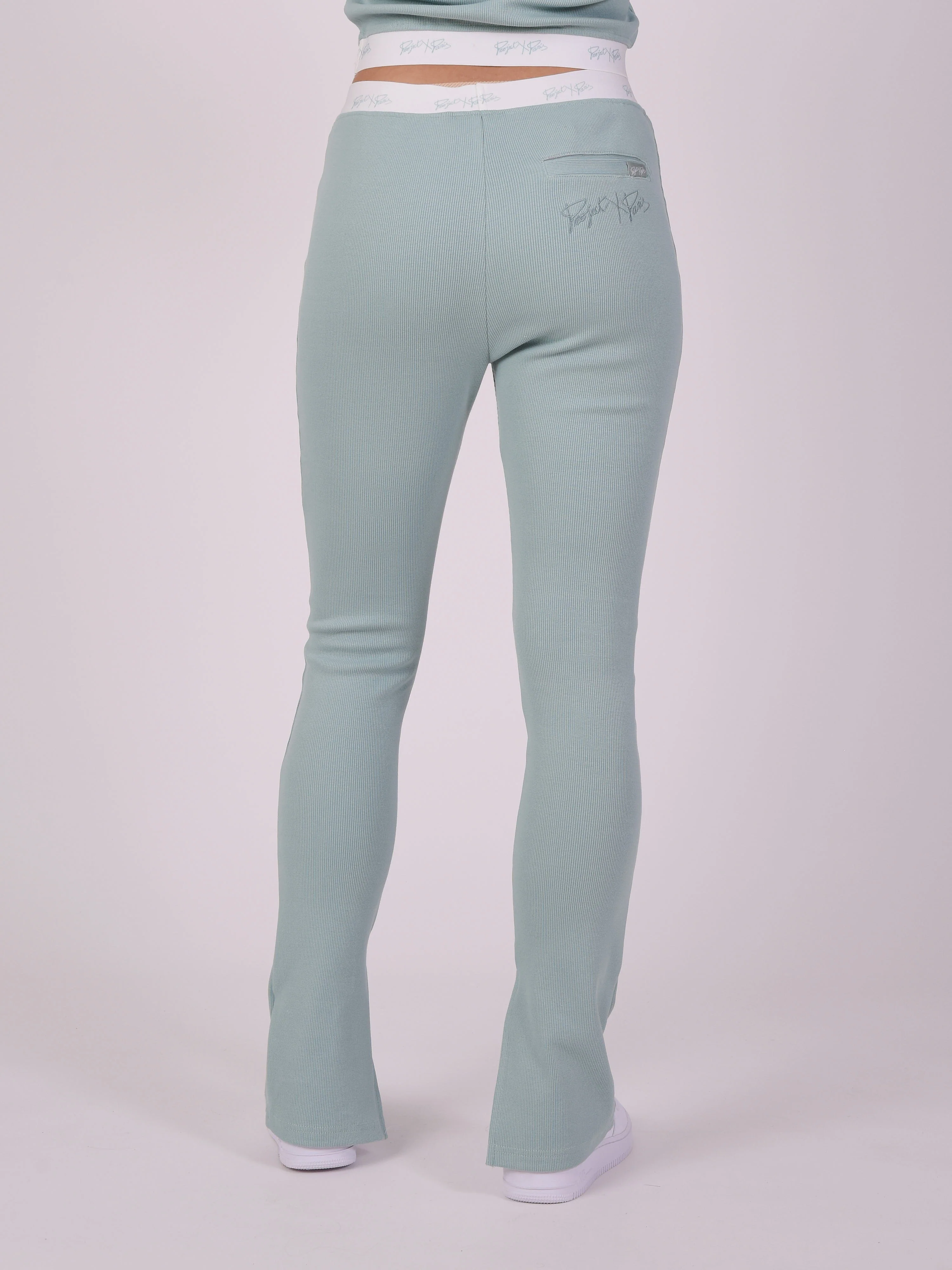 Pantalon flare ourlet fendu - Image 5