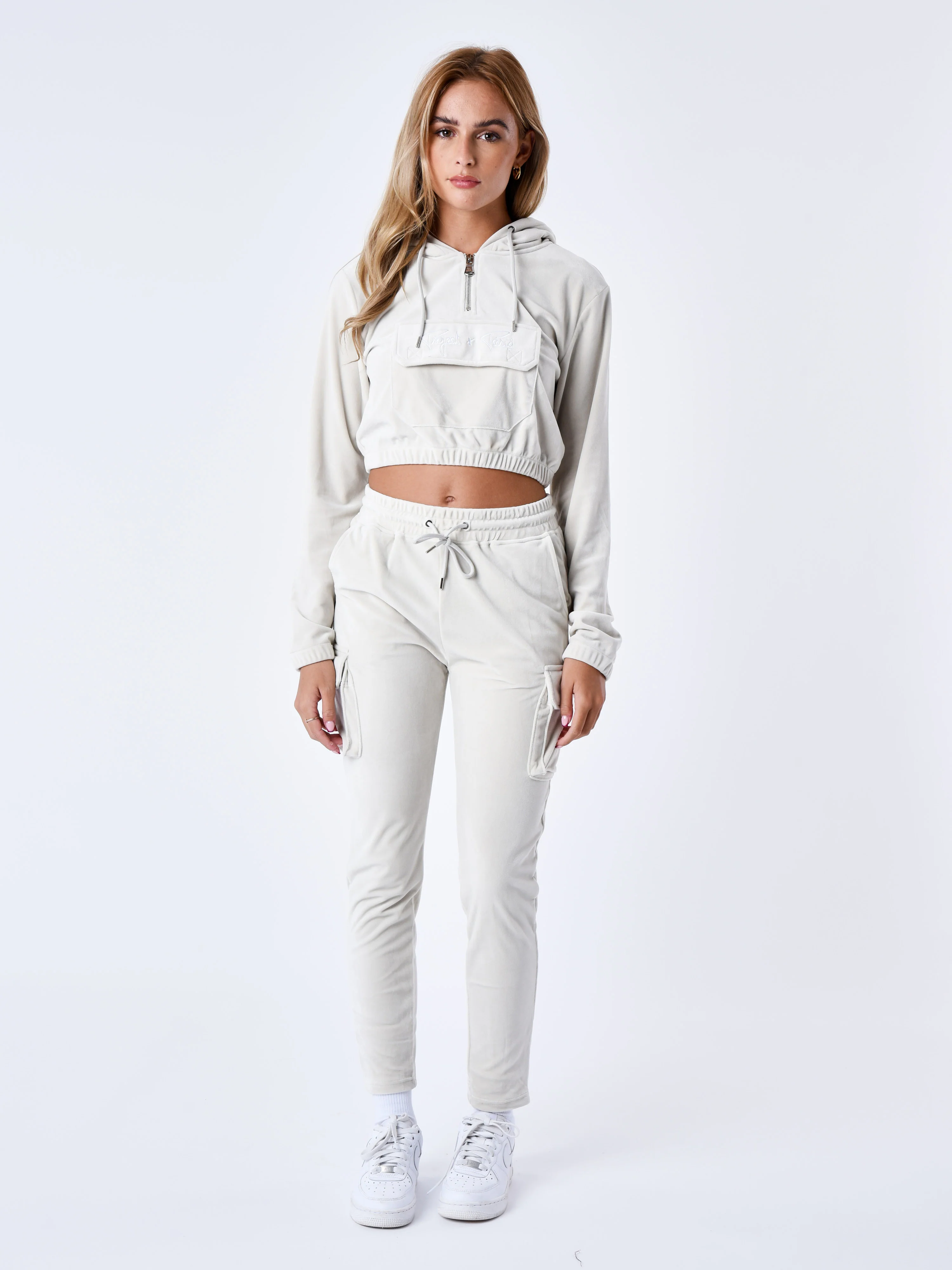 Bas de jogging cargo en velours signature - Image 3
