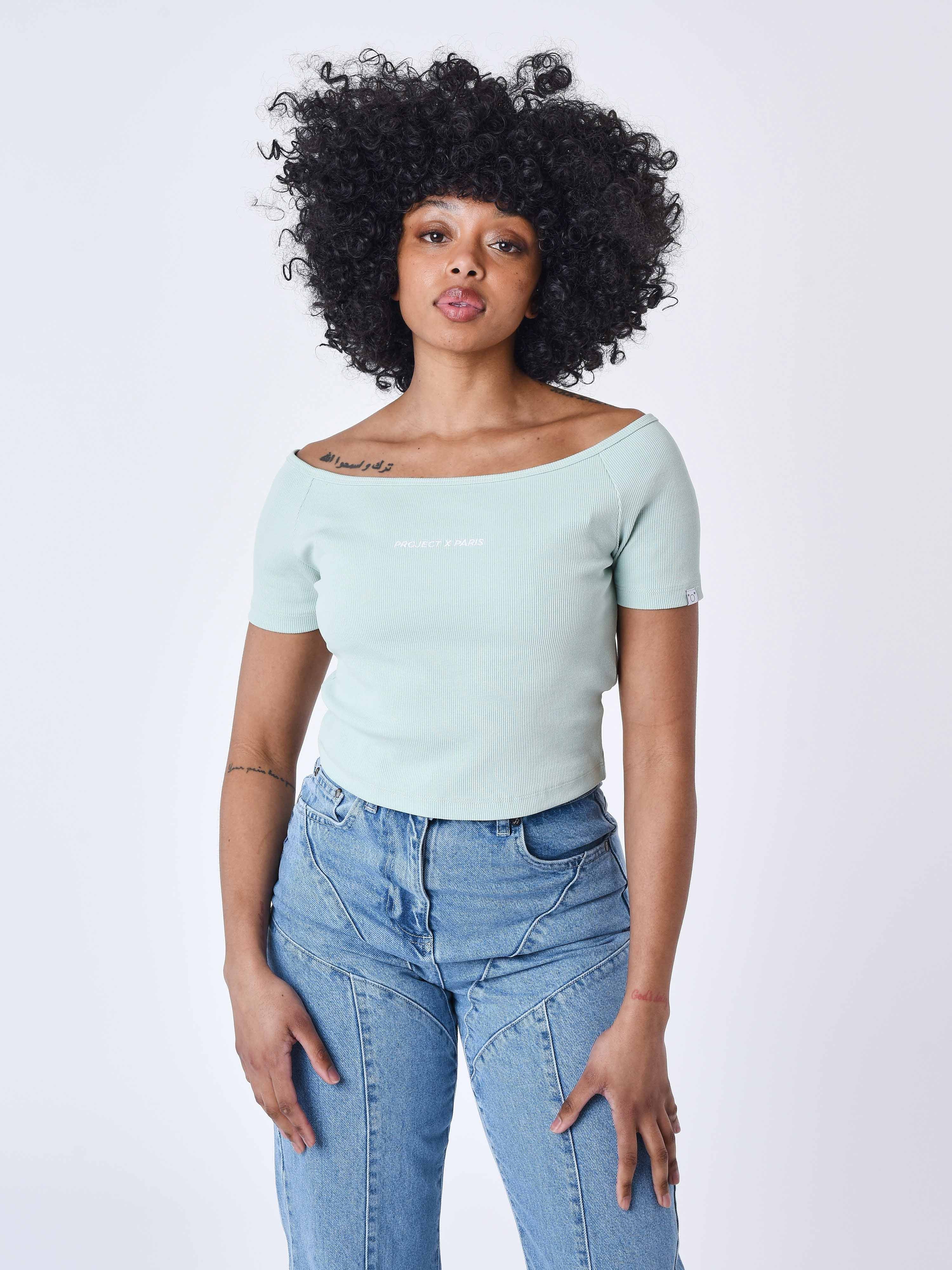 T-shirt à épaules dénudées - Image 3