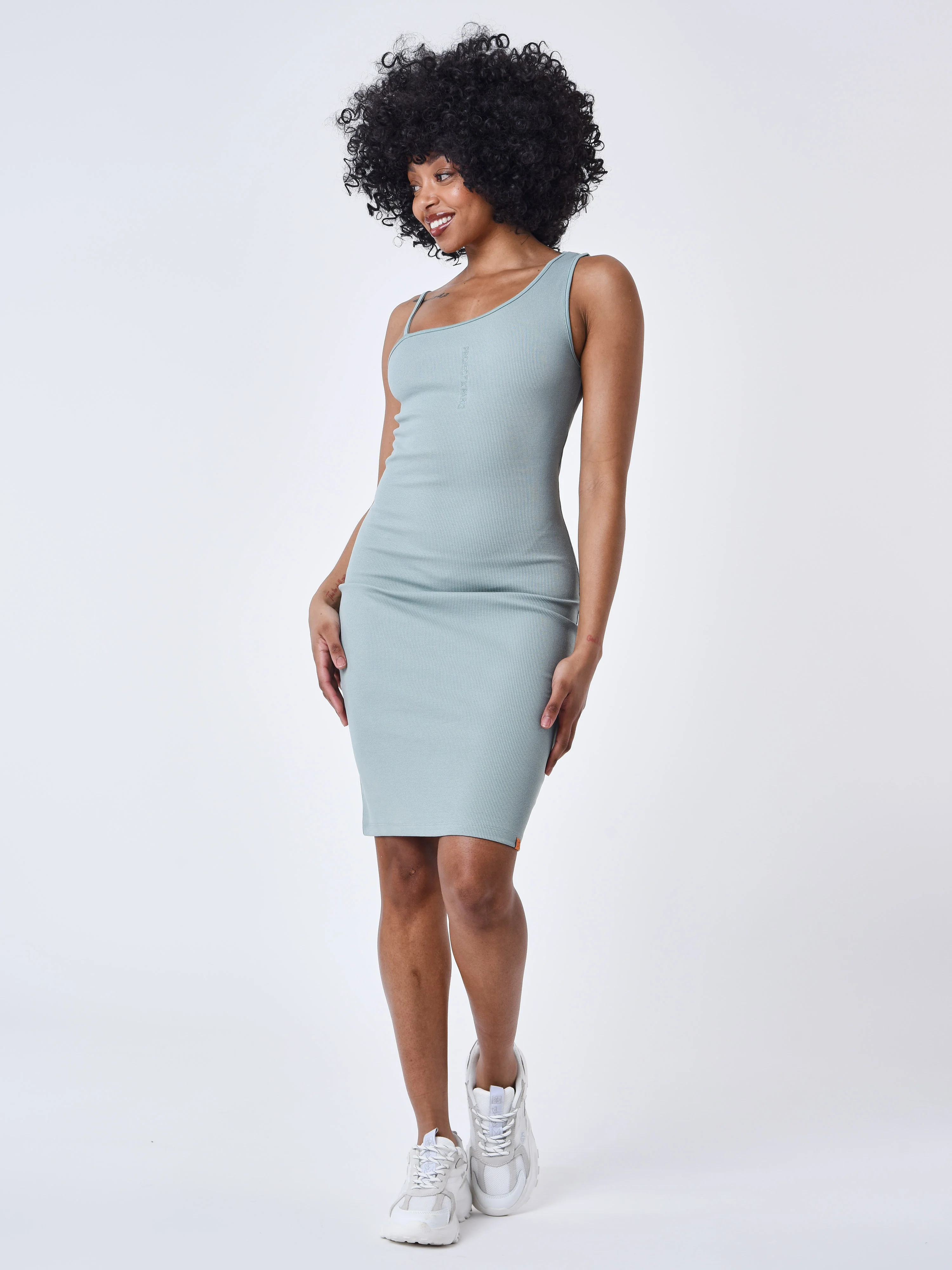 Robe Asymétrique a bretelles