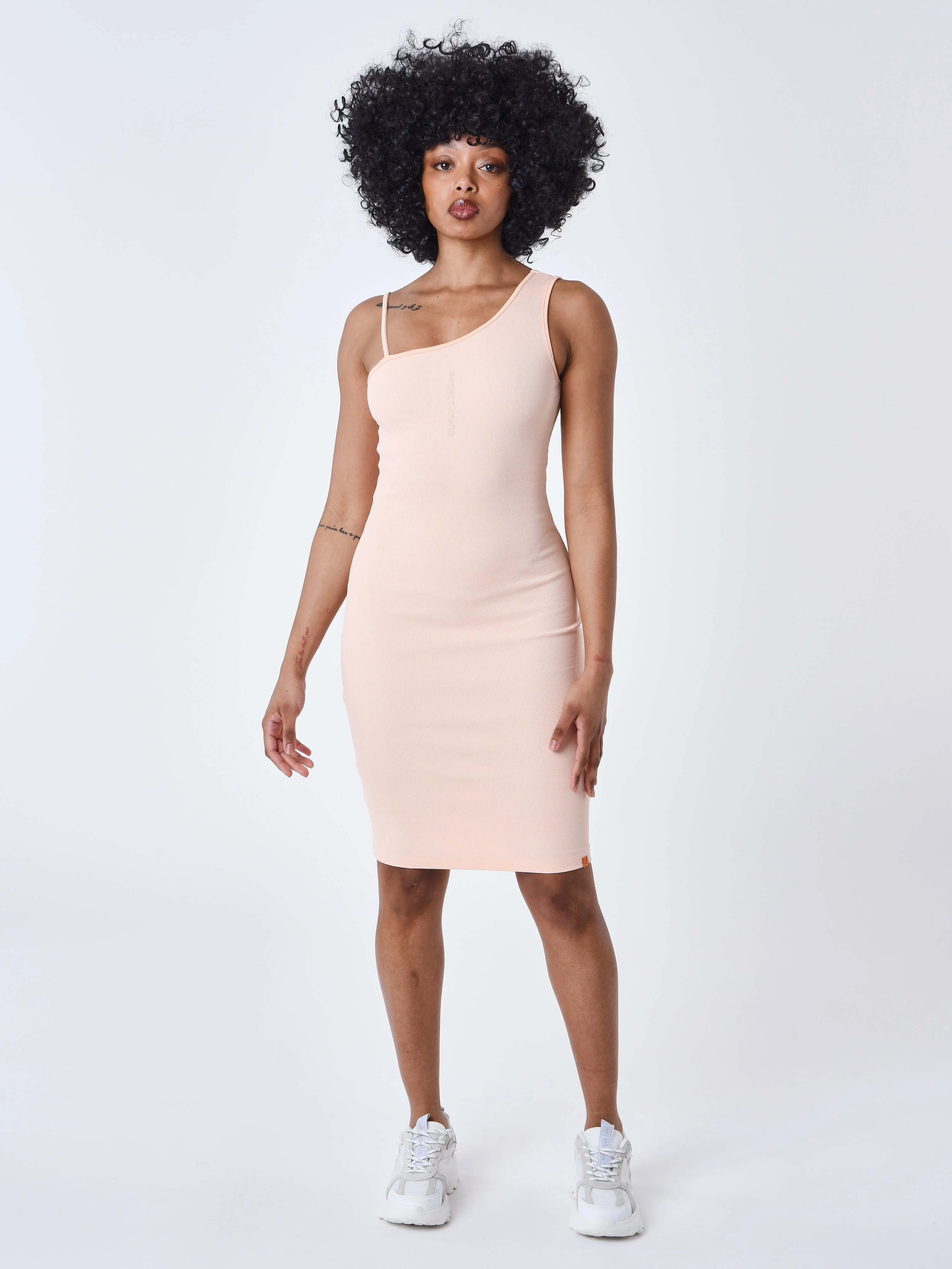 Robe Asymétrique a bretelles - Image 3