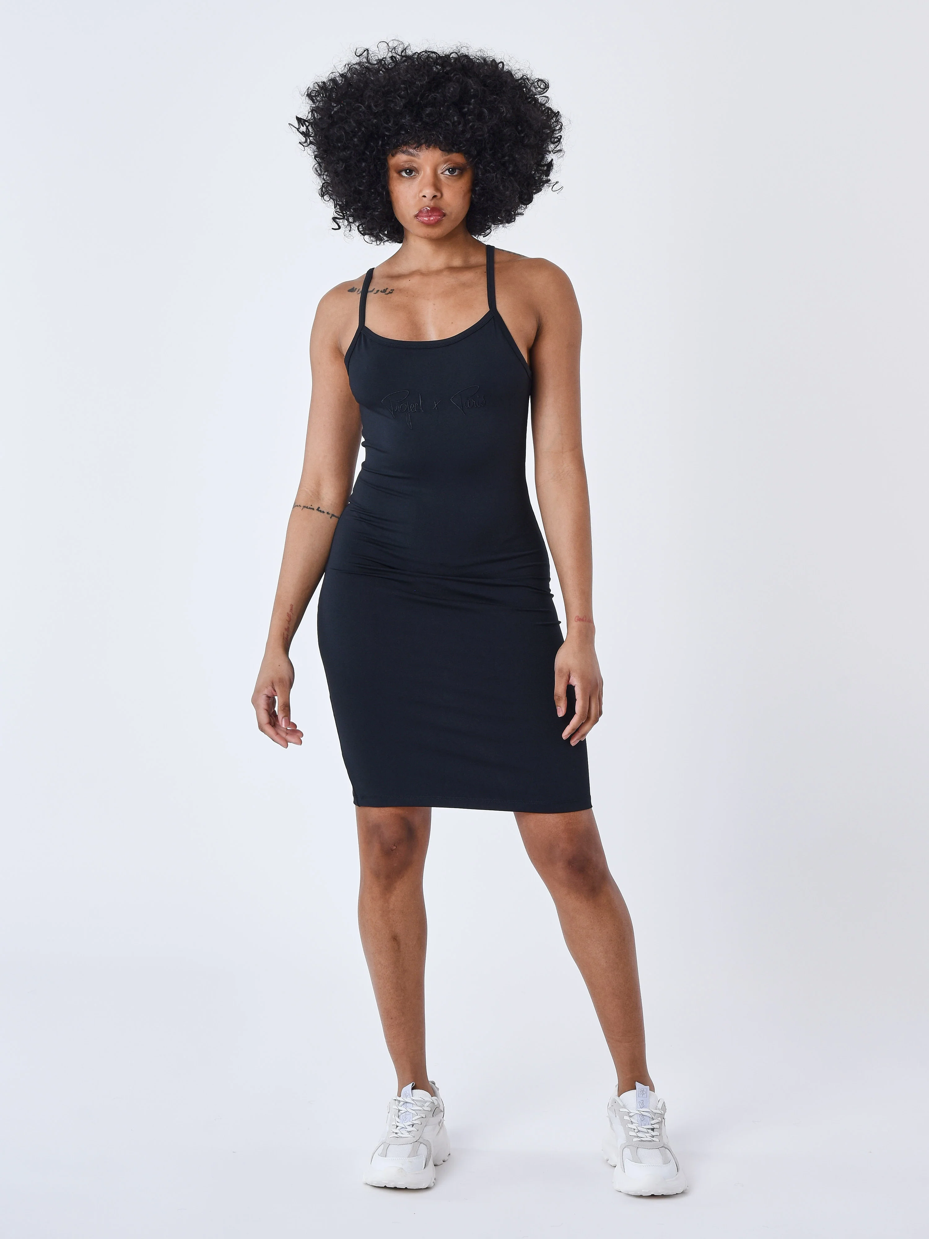 Robe à fines bretelles en lycra - Image 3