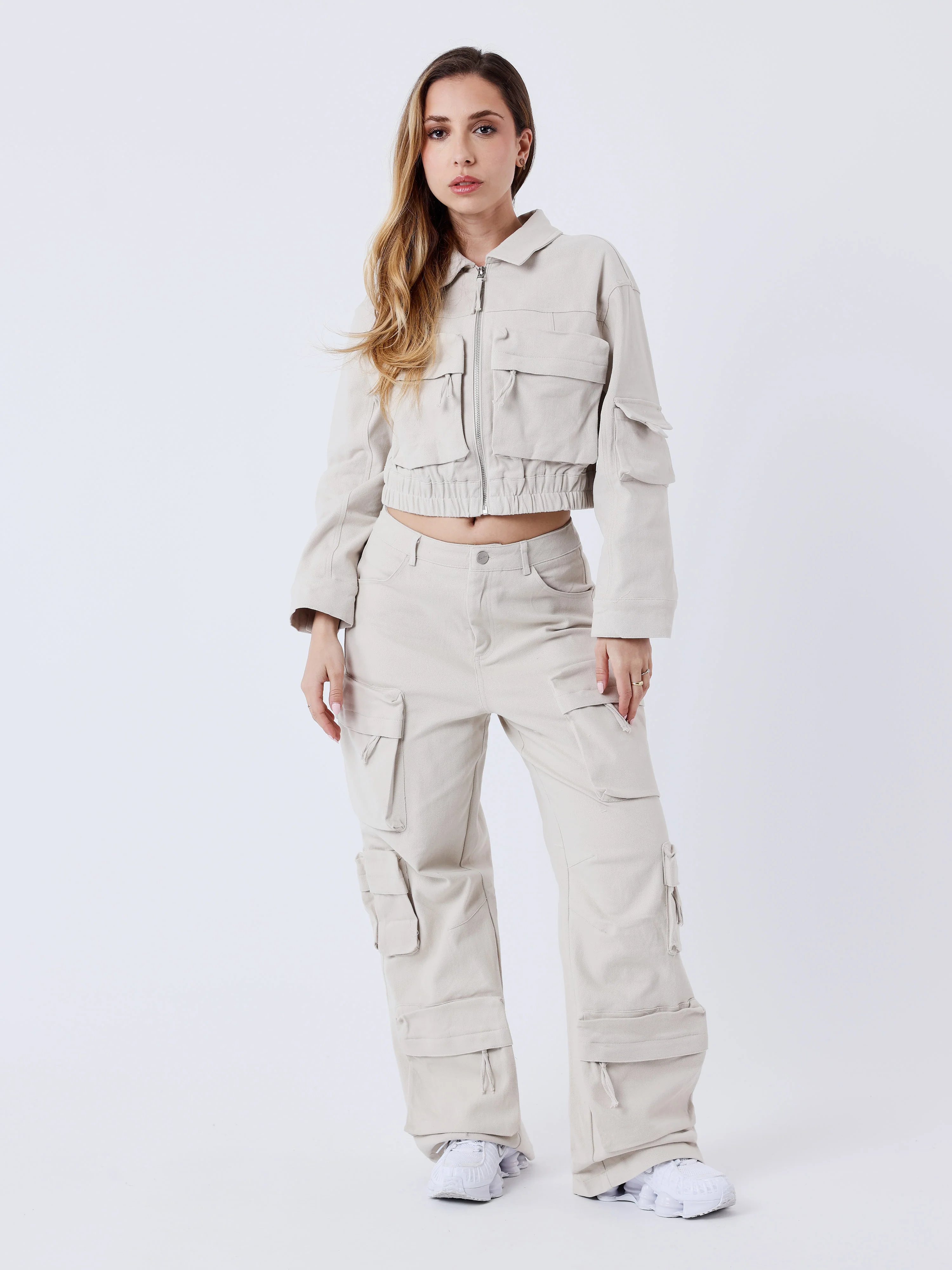 Veste cargo courte poly - Image 2