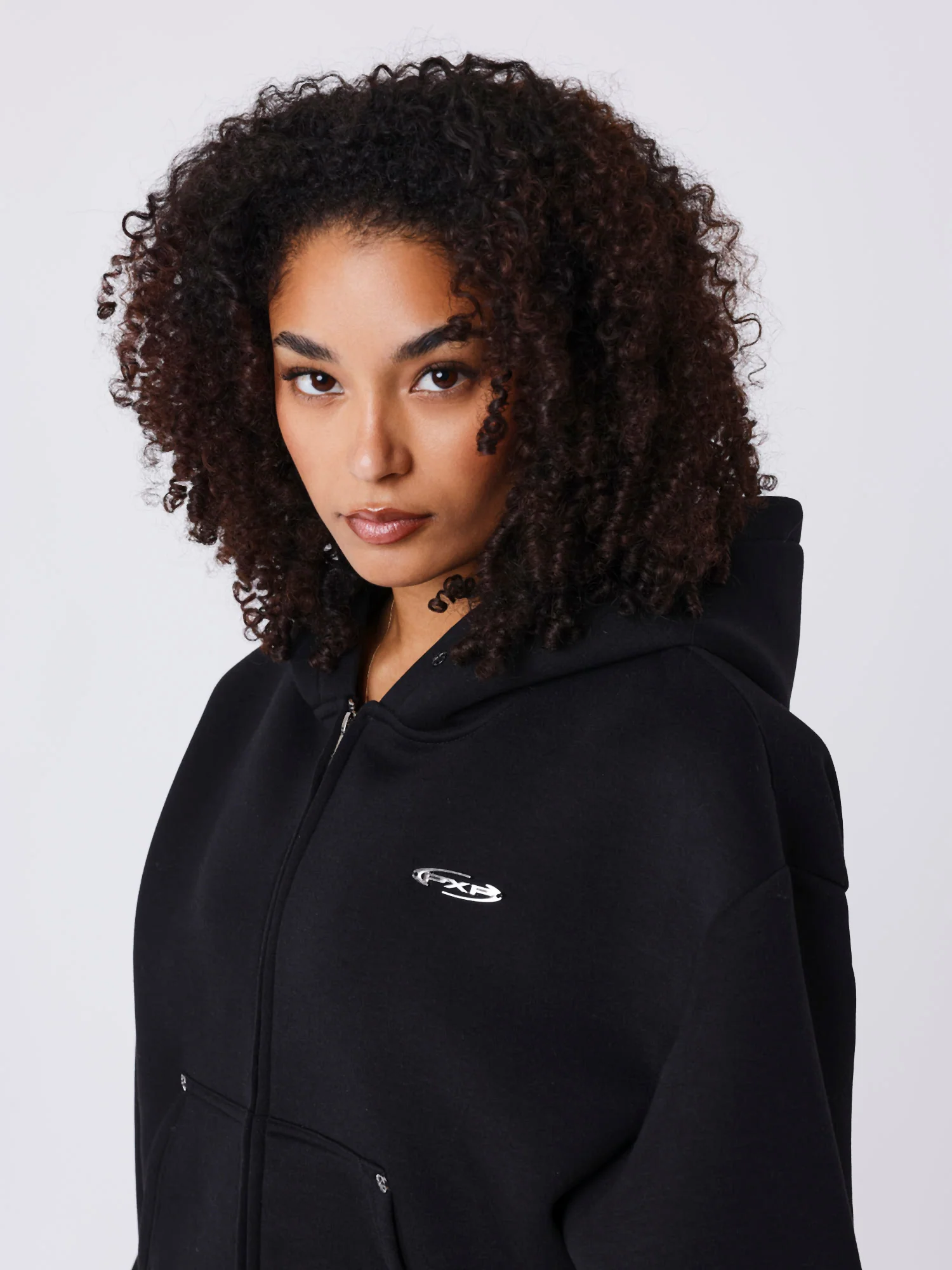 Sweat à capuche zippé néoprène - Image 3