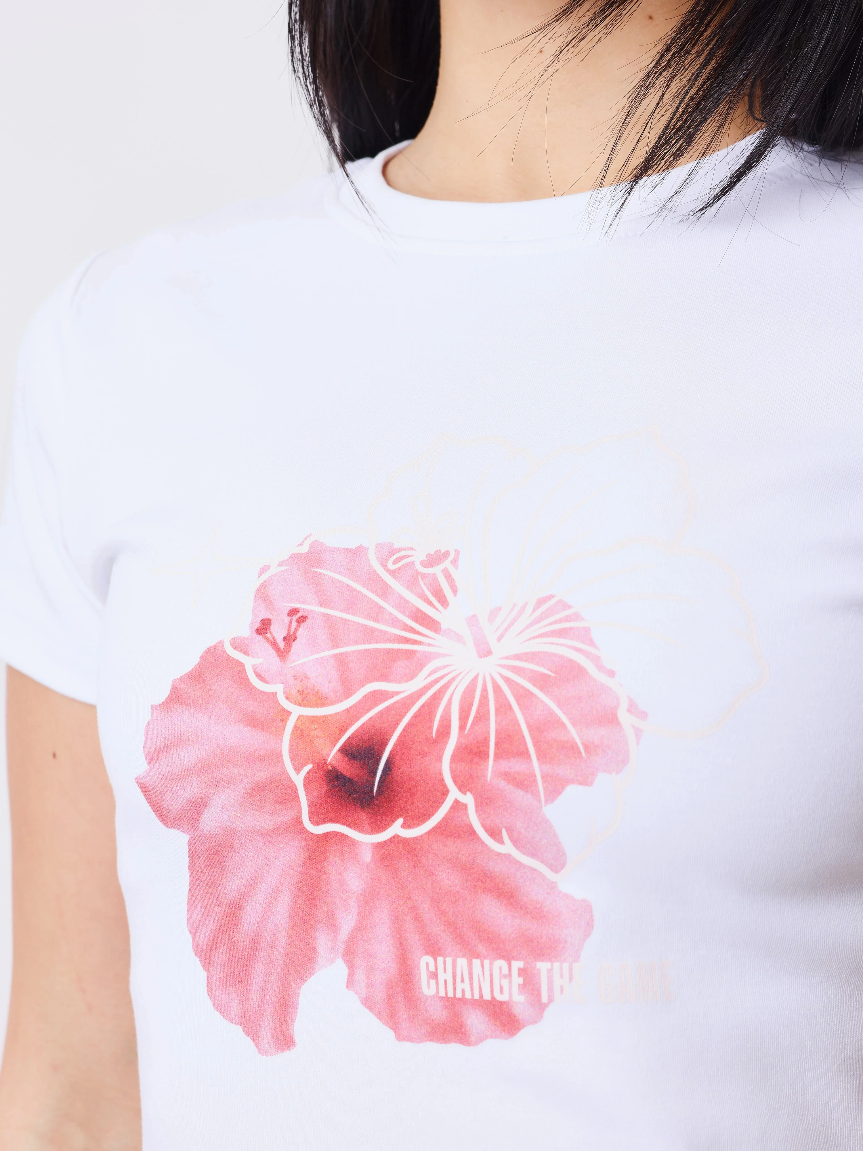 T-shirt manches courtes Hibiscus - Image 4