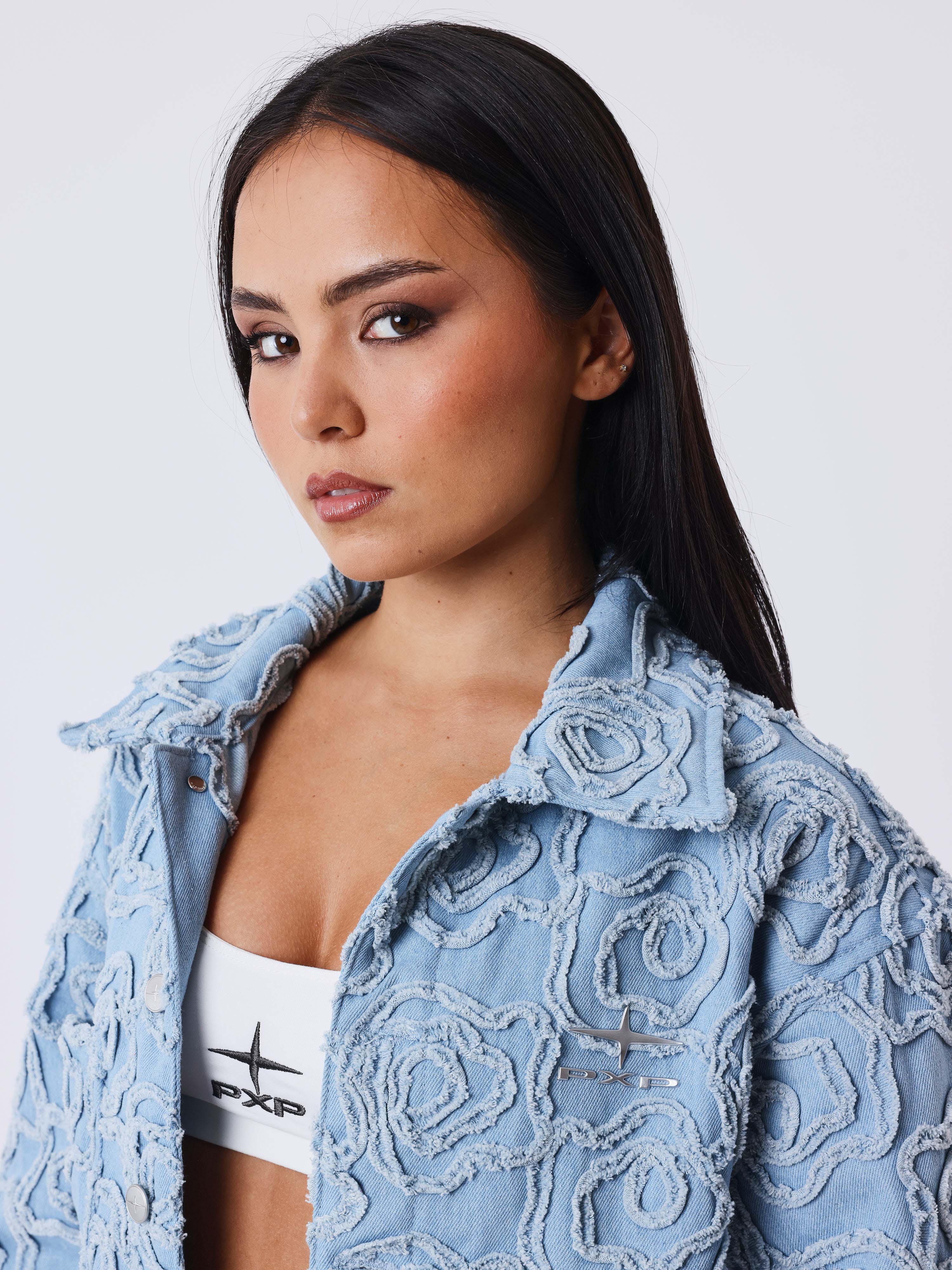 Chemise en denim manches courtes Cloudy - Image 4