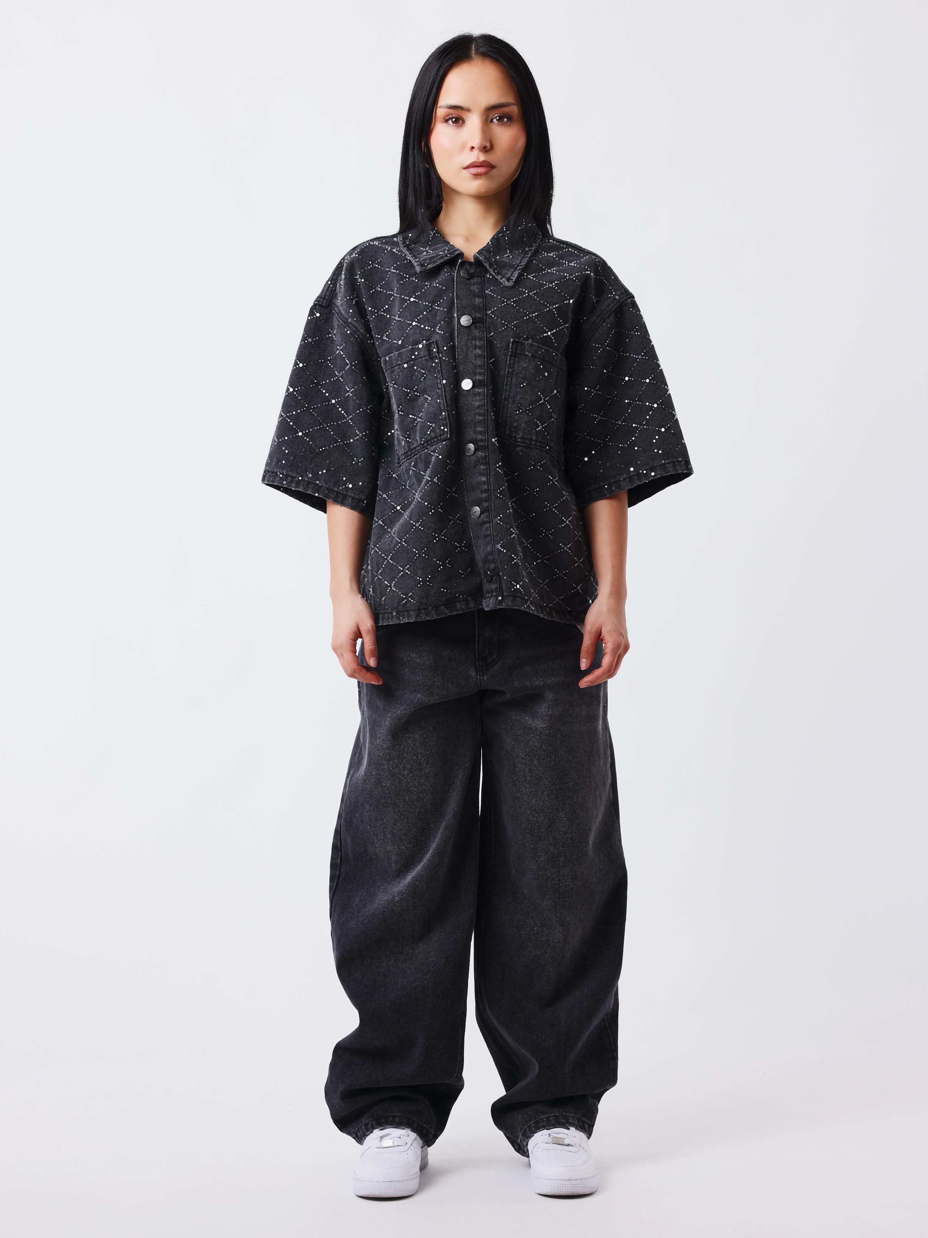 Surchemise denim manches courtes Precious - Image 5