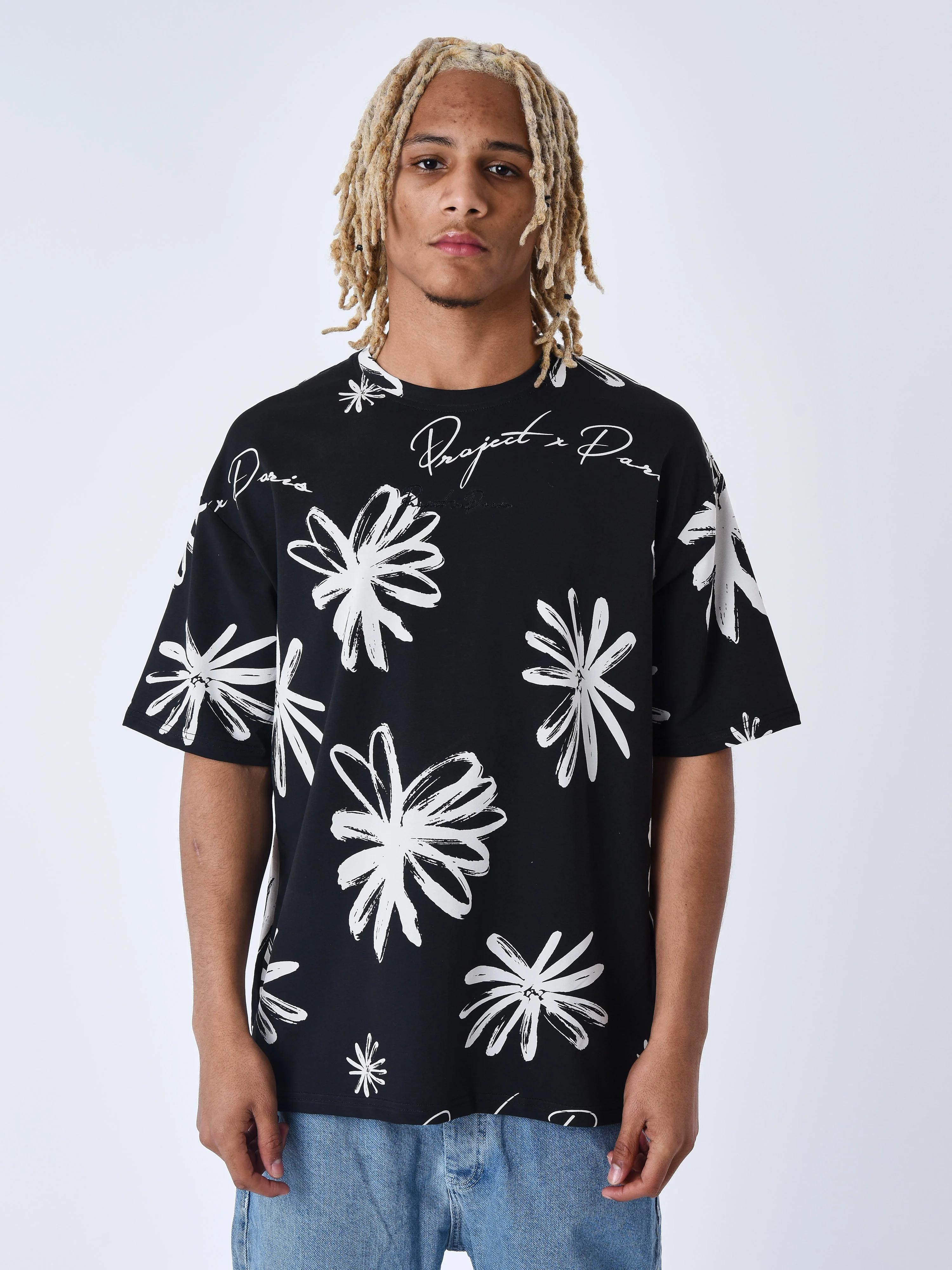 T-shirt all over esquisse fleurie - Image 2