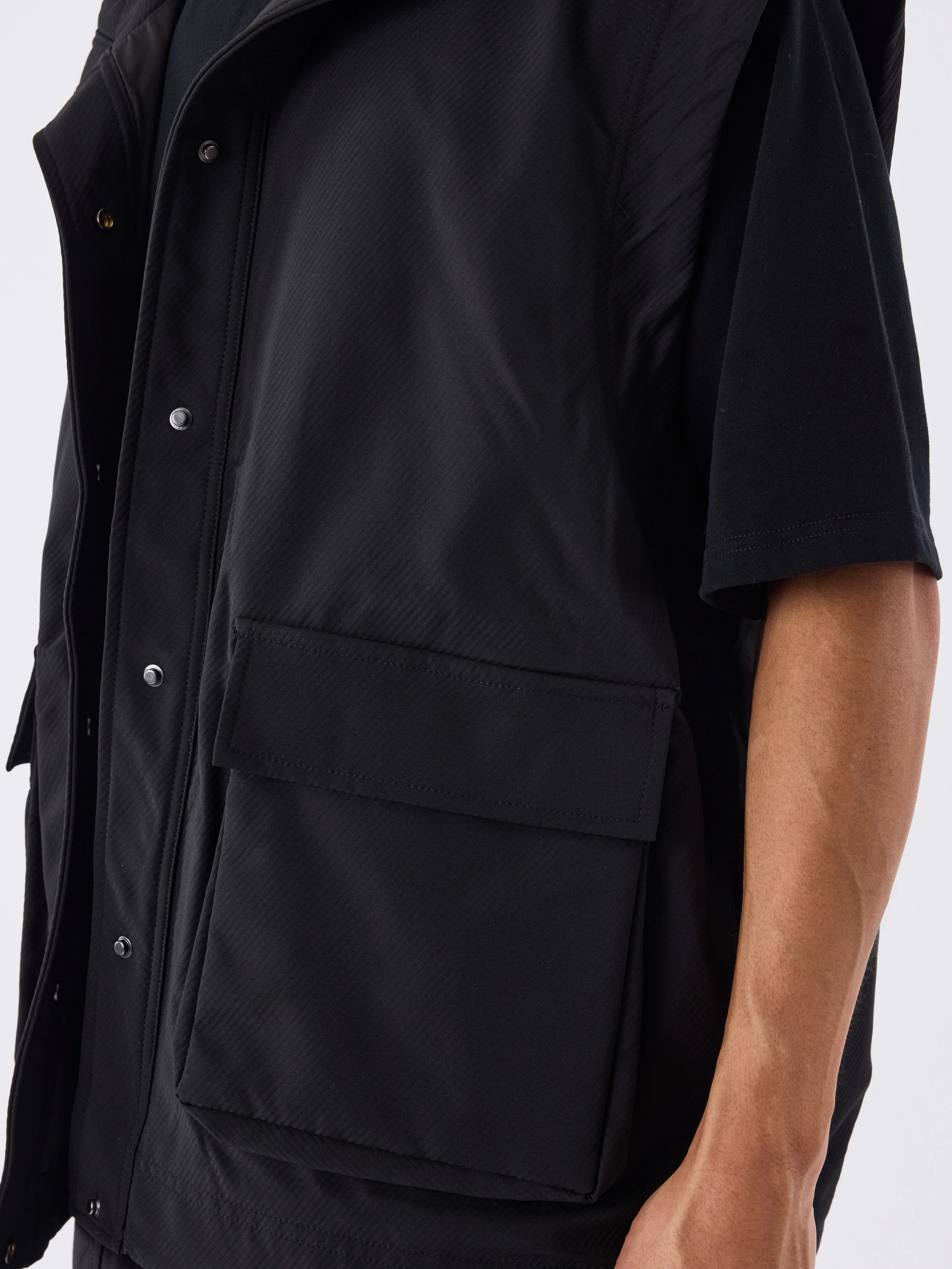 Veste sans manches oversize a poches - Image 5