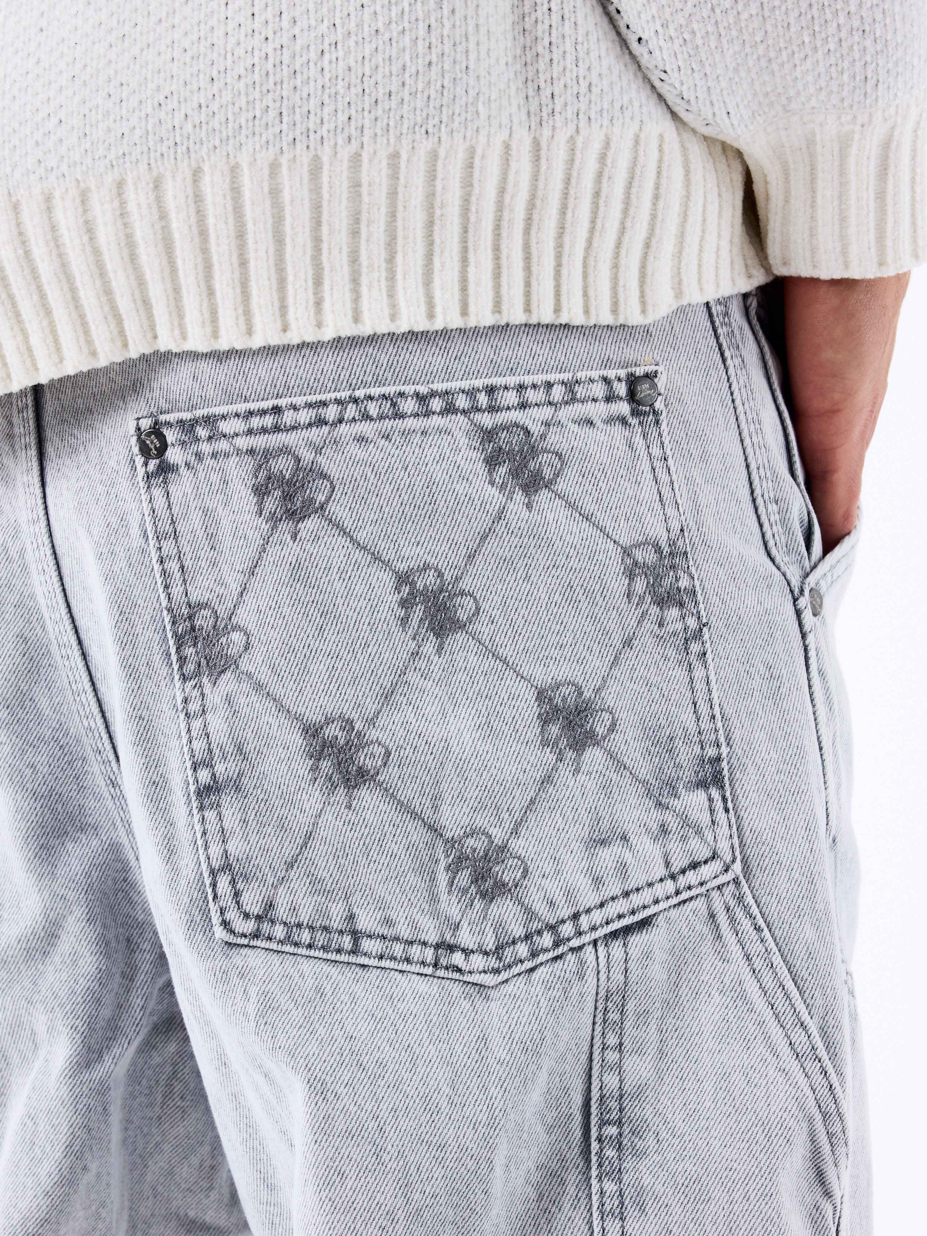 Jeans ample à détails charpentier - Image 6