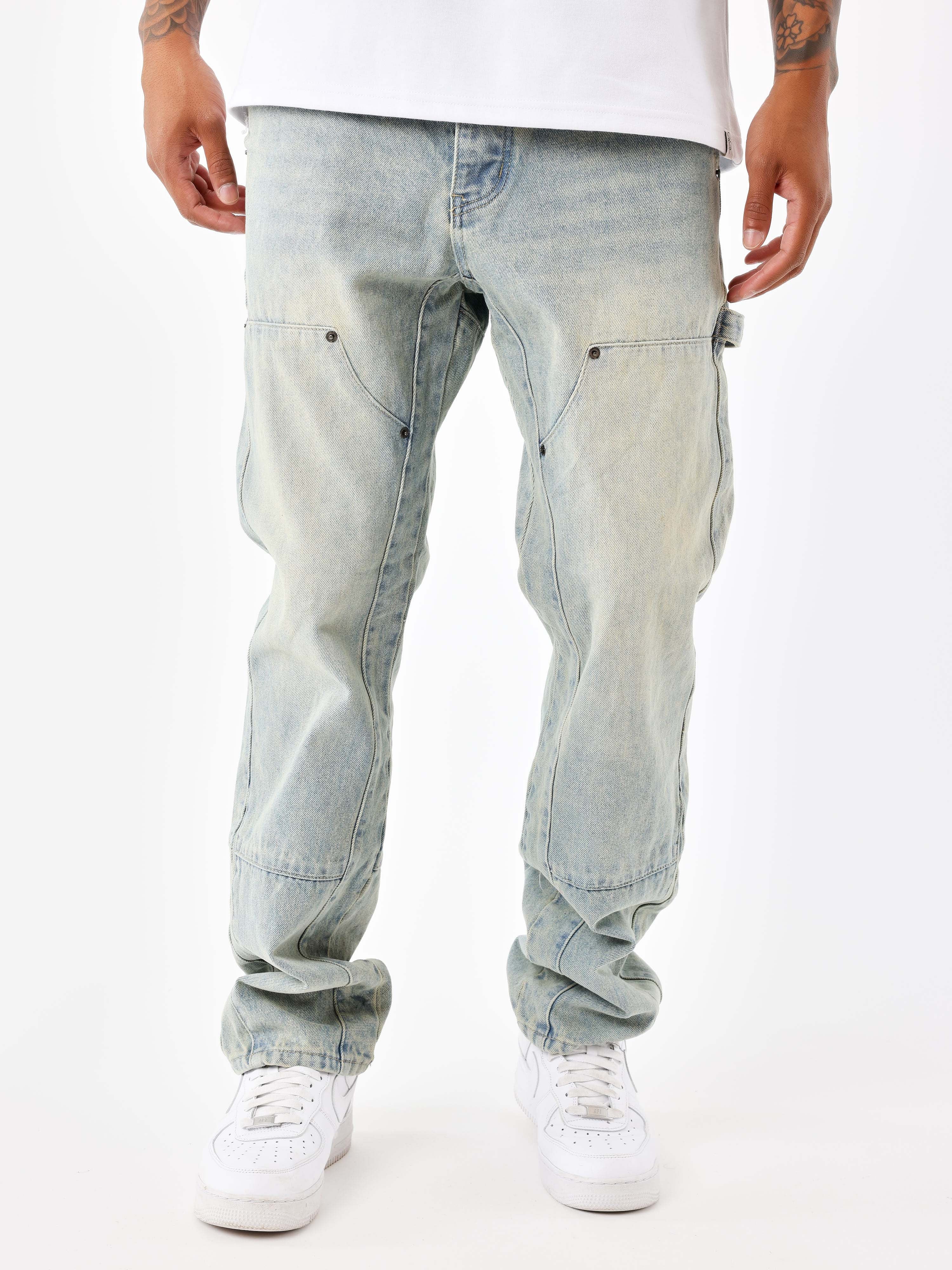 Jeans ample à détails charpentier - Image 3
