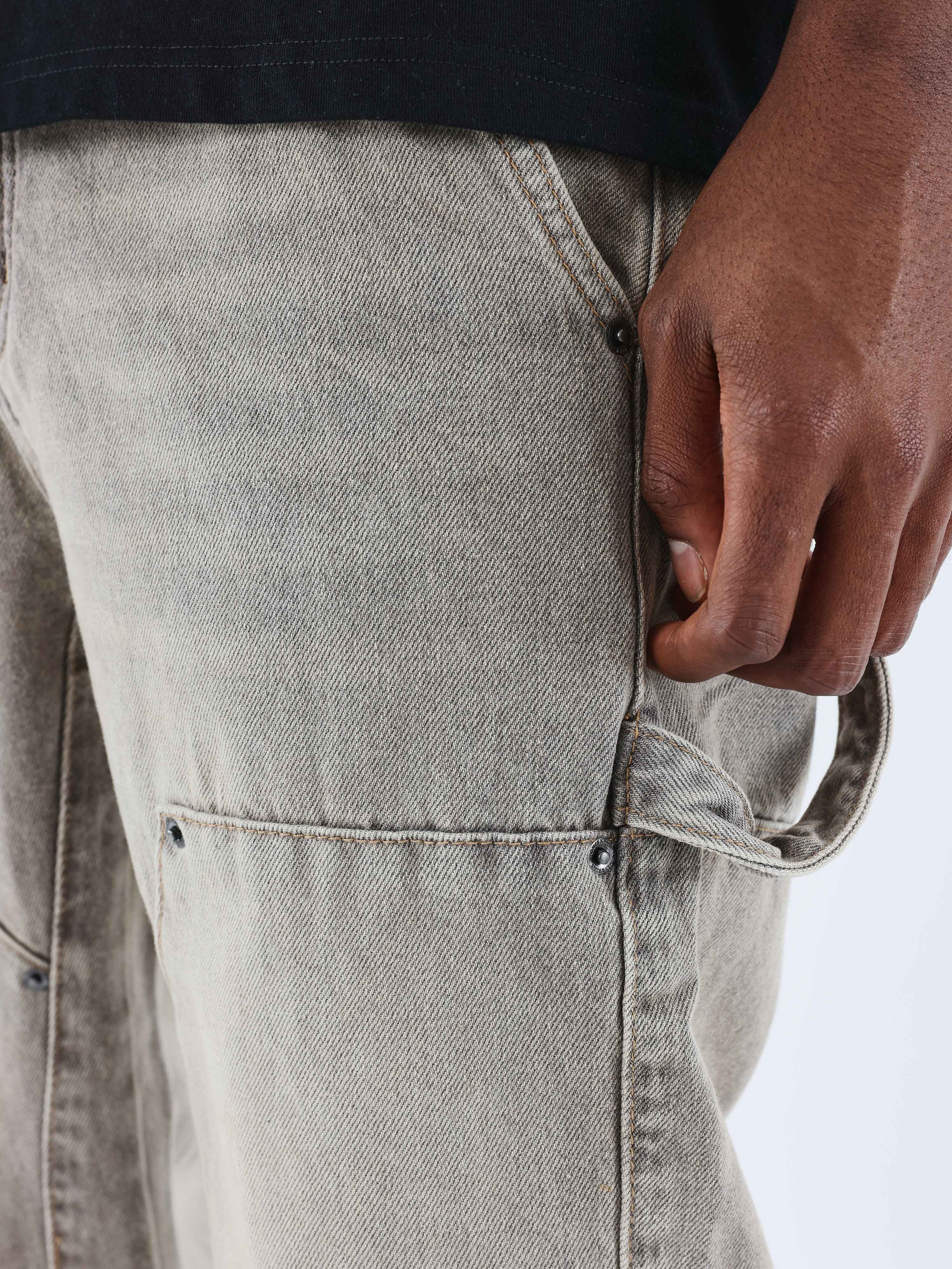 Jeans ample à détails charpentier - Image 5