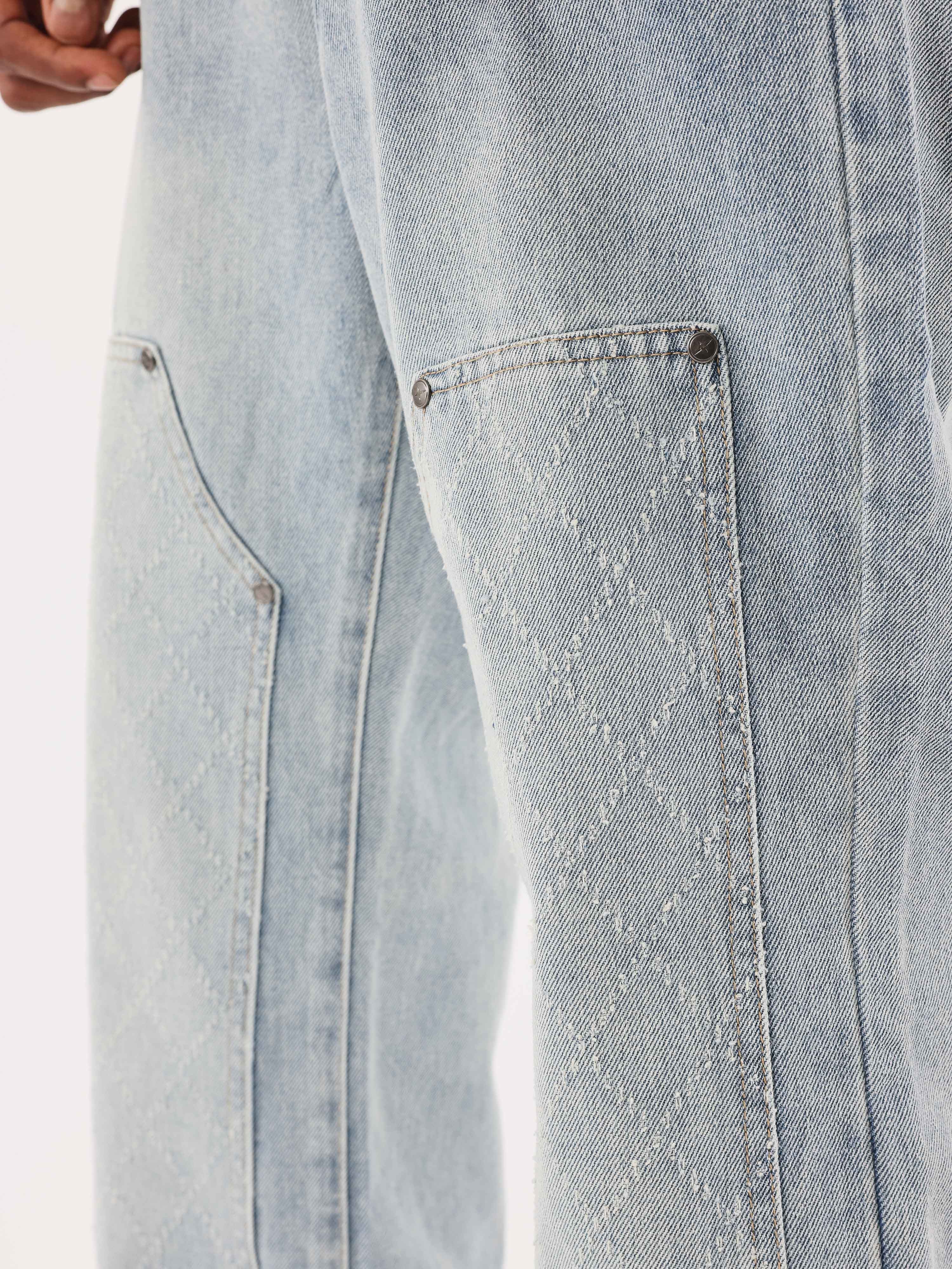 Jeans ample à détails charpentier - Image 5