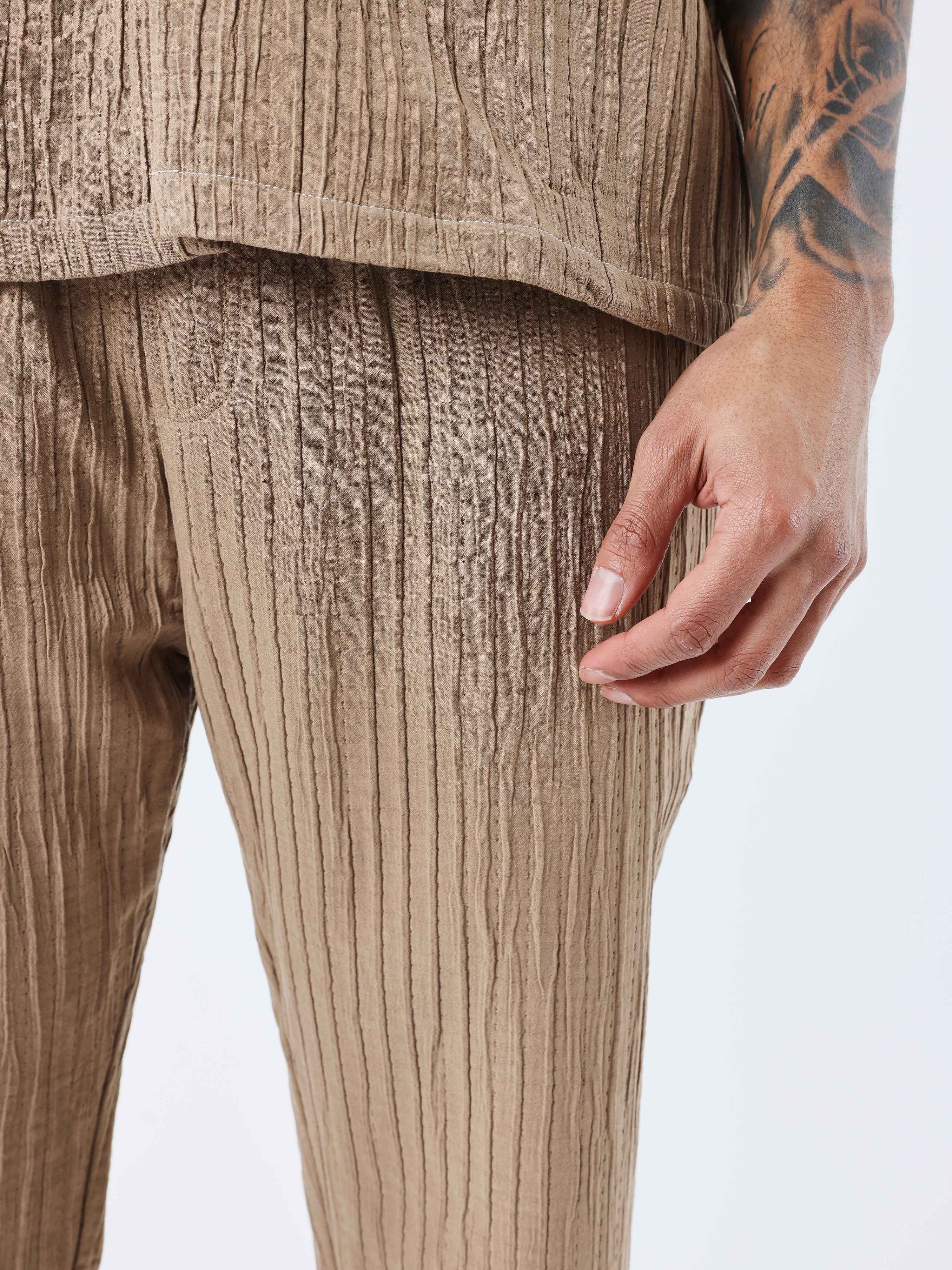 Pantalon décontractée plissée - Image 4