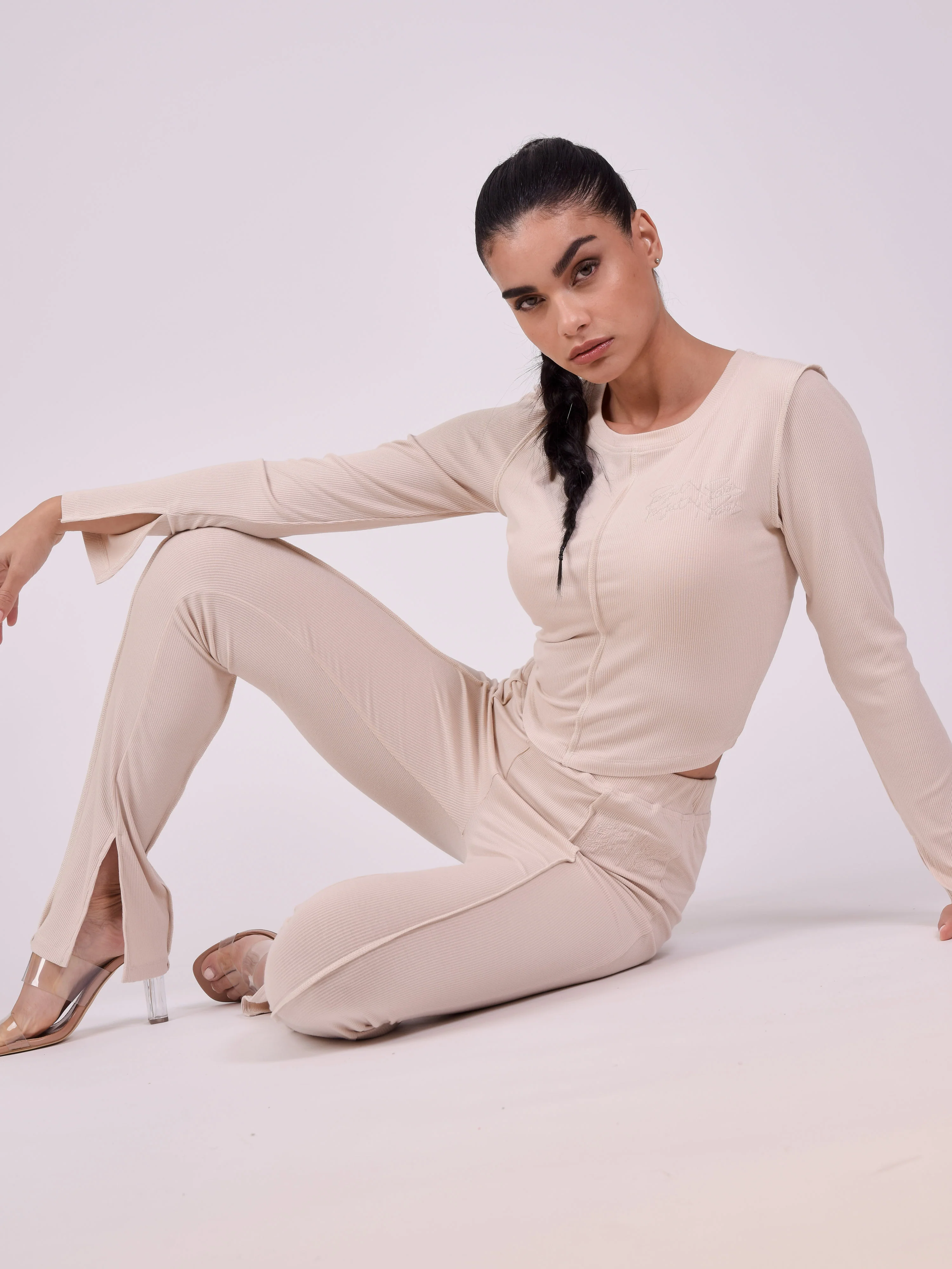 Pantalon moulant coutures apparentes - Image 2