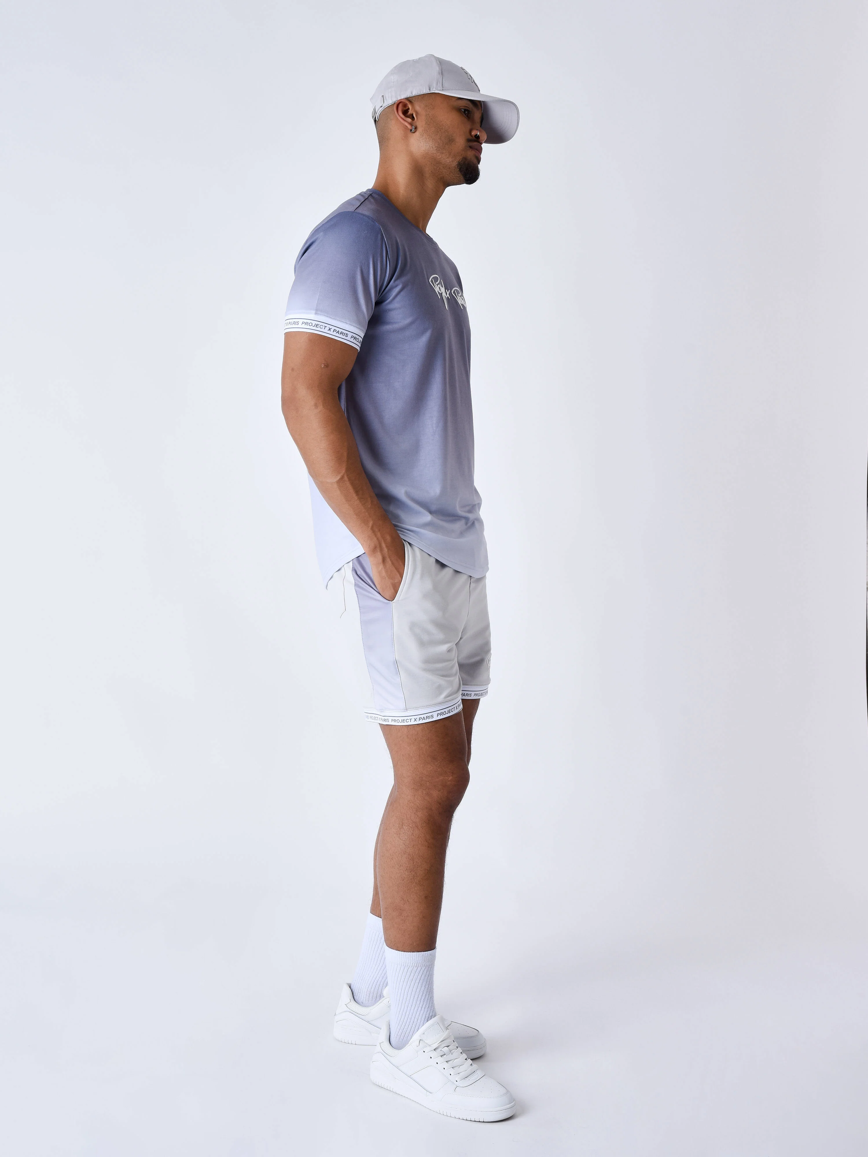 Short à bande effet dégradé - Image 3