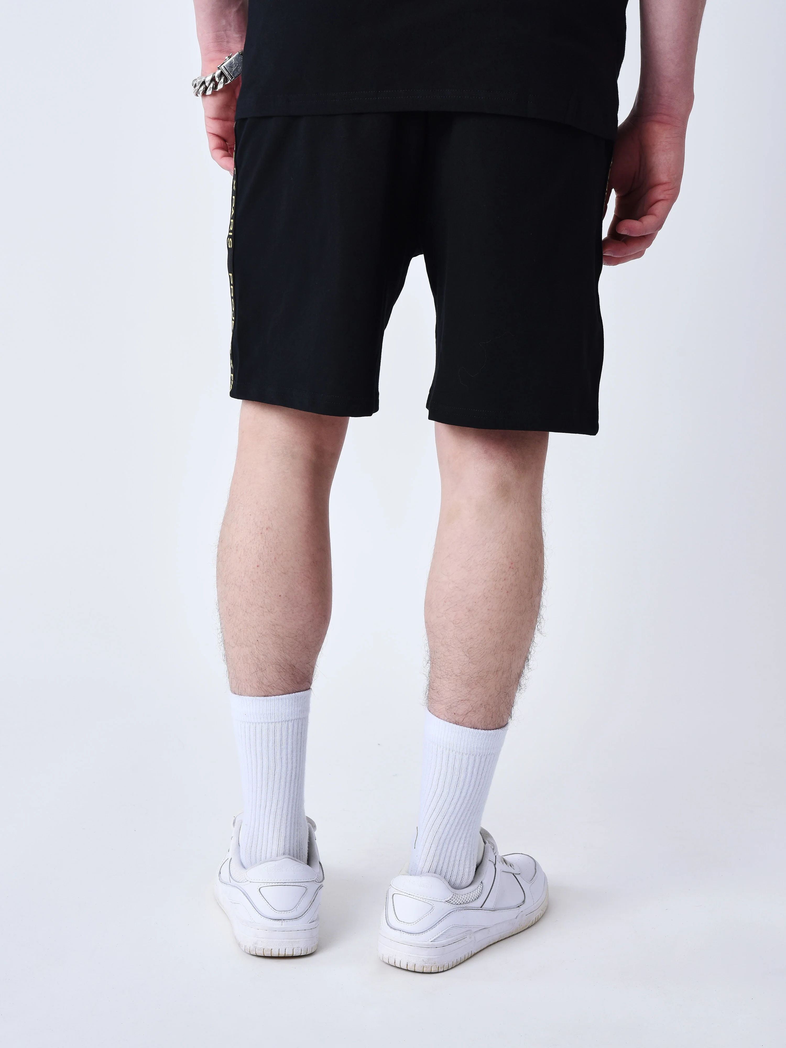 Short classique Bandes brodé coté - Image 3