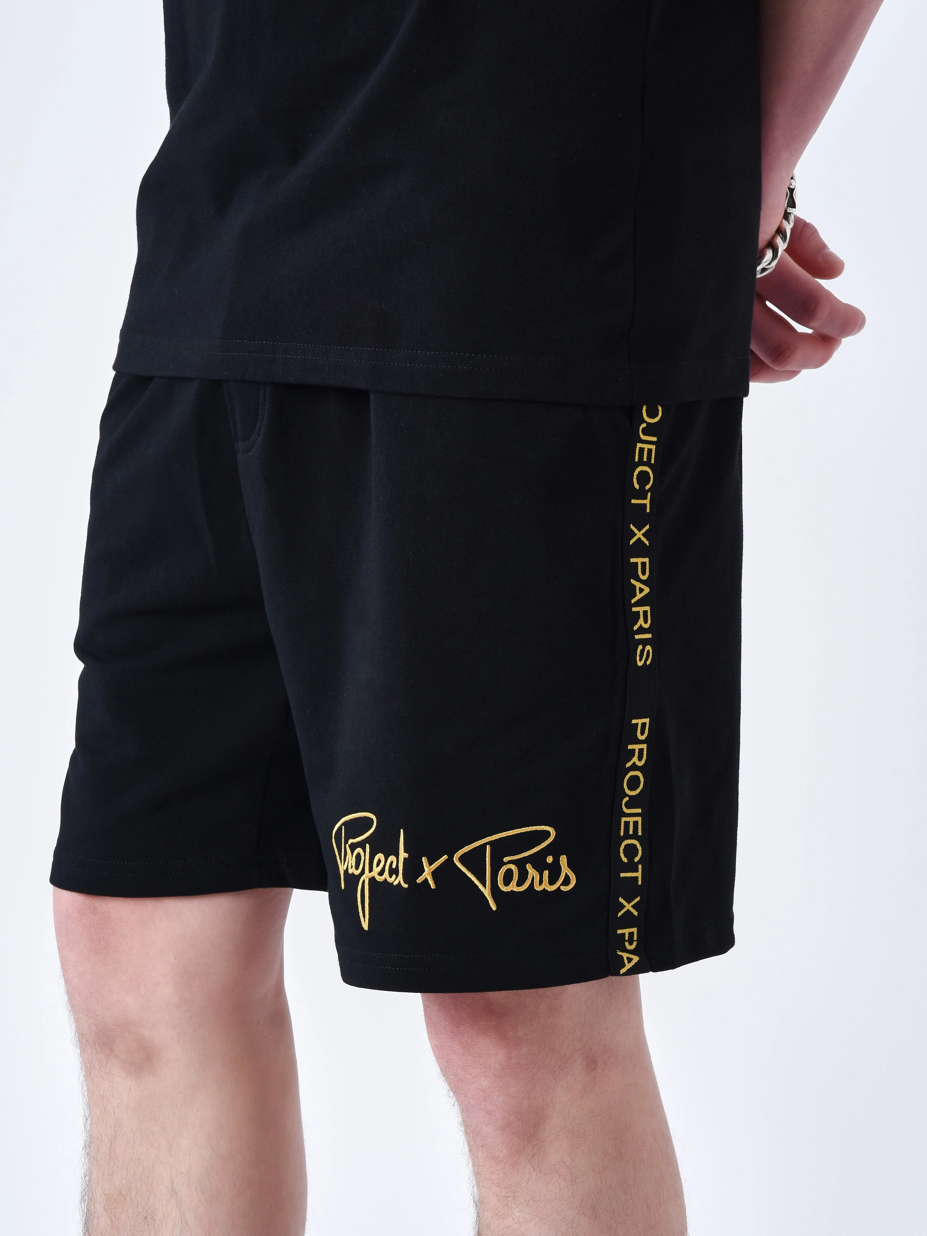 Short classique Bandes brodé coté - Image 5
