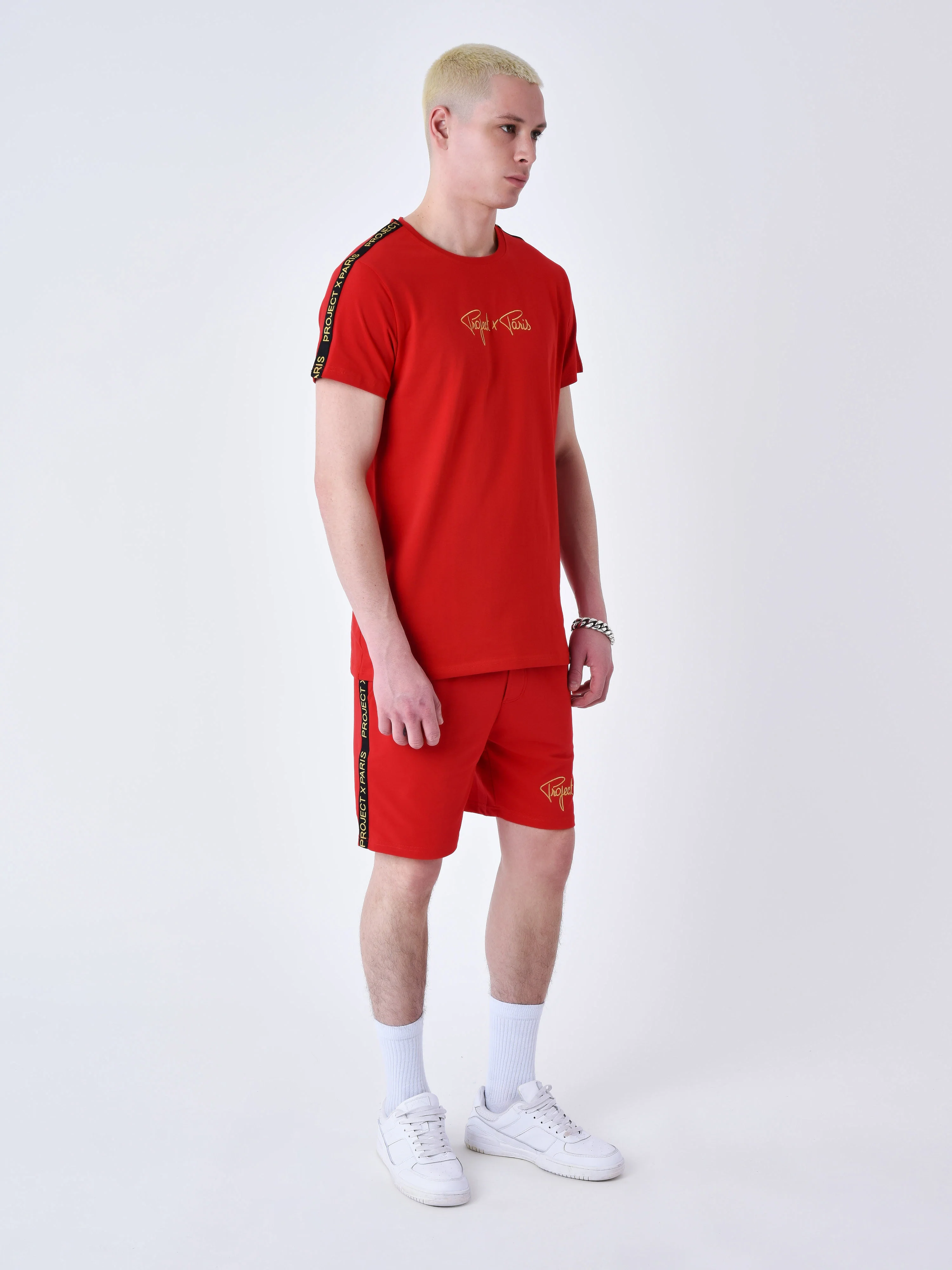 Short classique Bandes brodé coté - Image 5