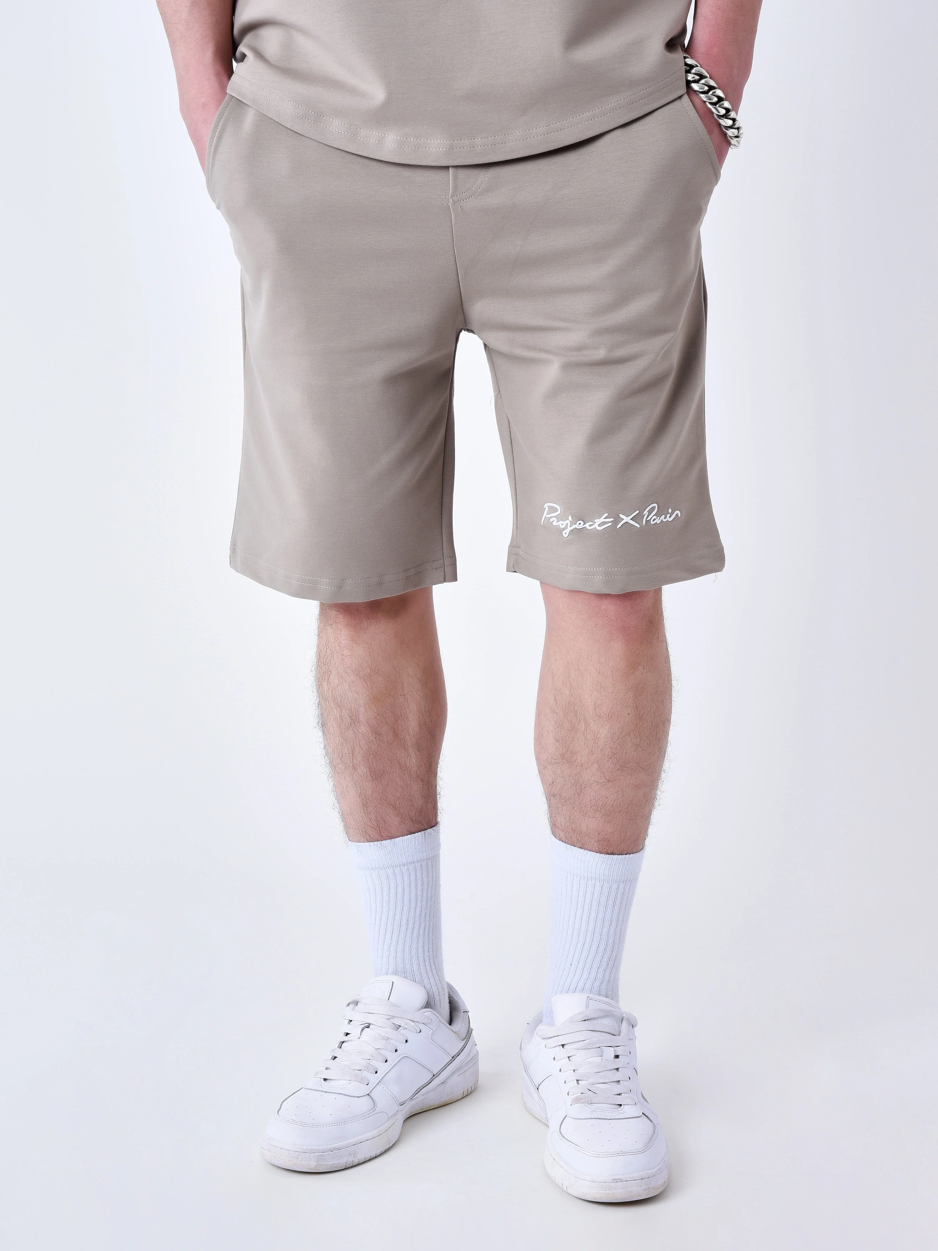 Short classique brodé - Image 2