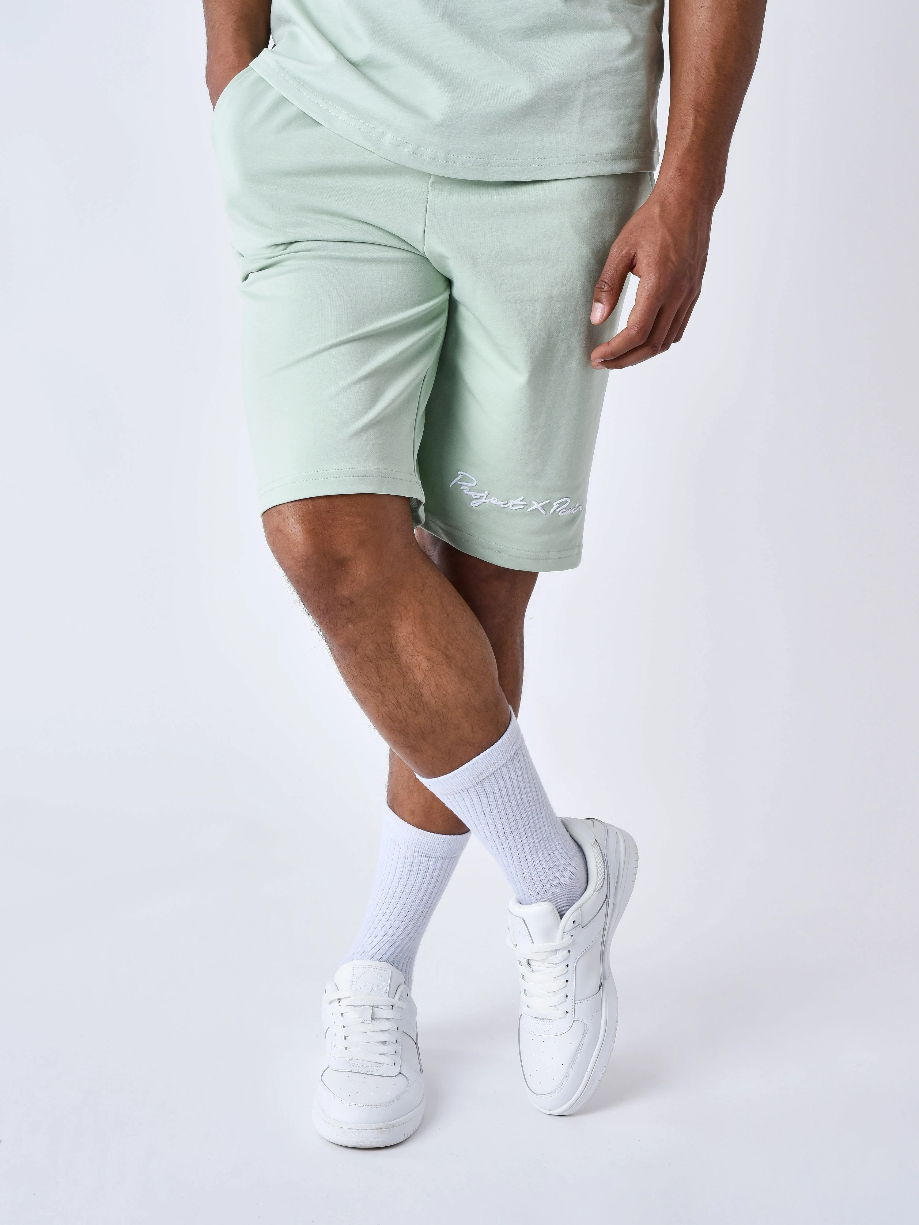 Short classique brodé - Image 2
