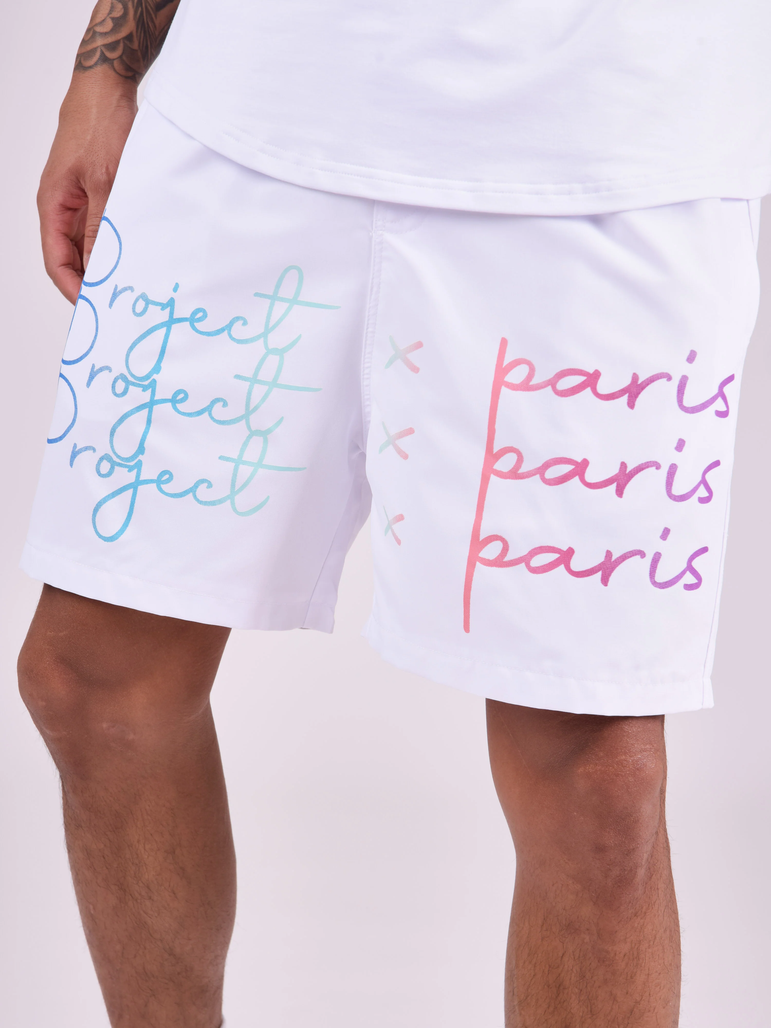 Short grand logo imprimé dégradé - Image 6