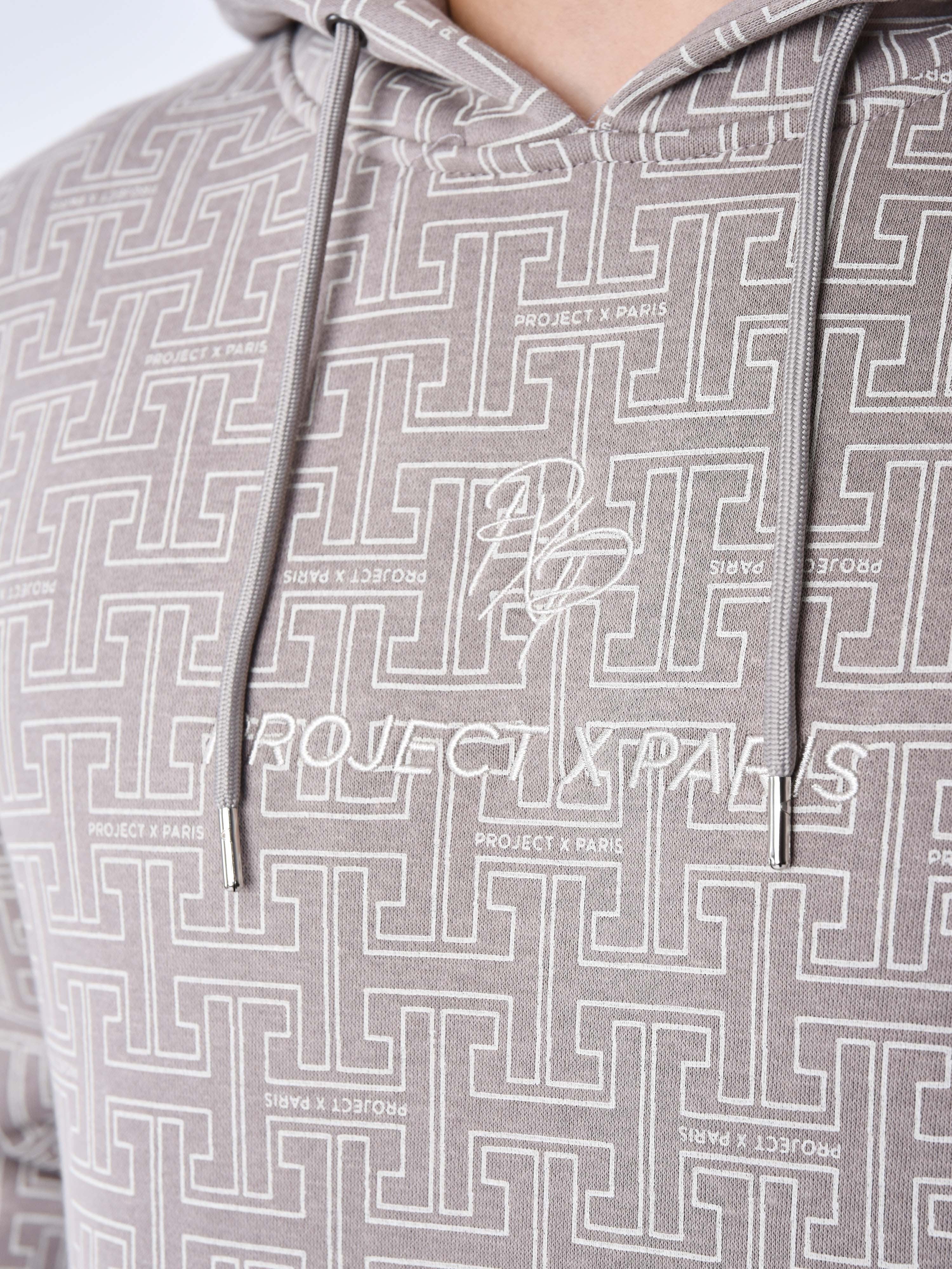 Sweat à Capuche all over labyrinthe - Image 6