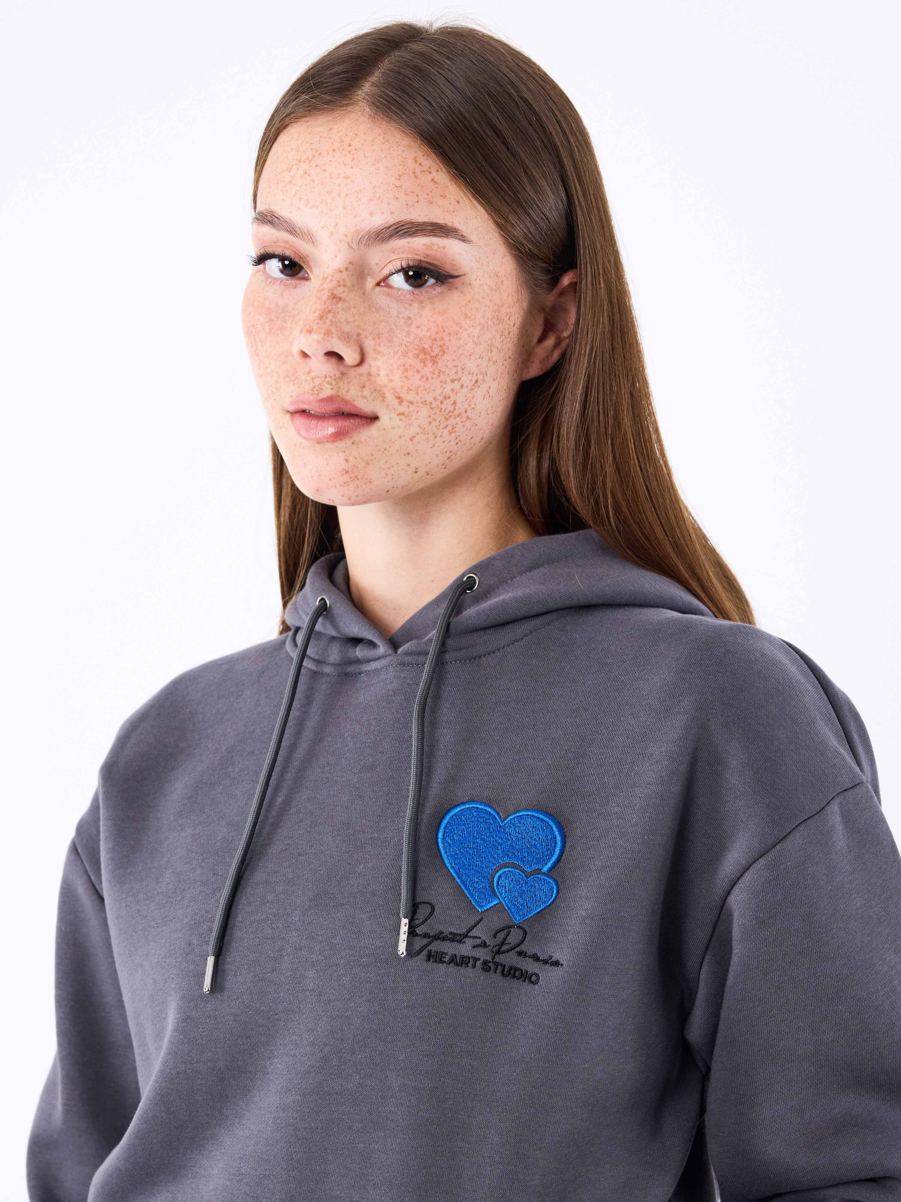Sweat à Capuche broderie Cold hearts - Image 4