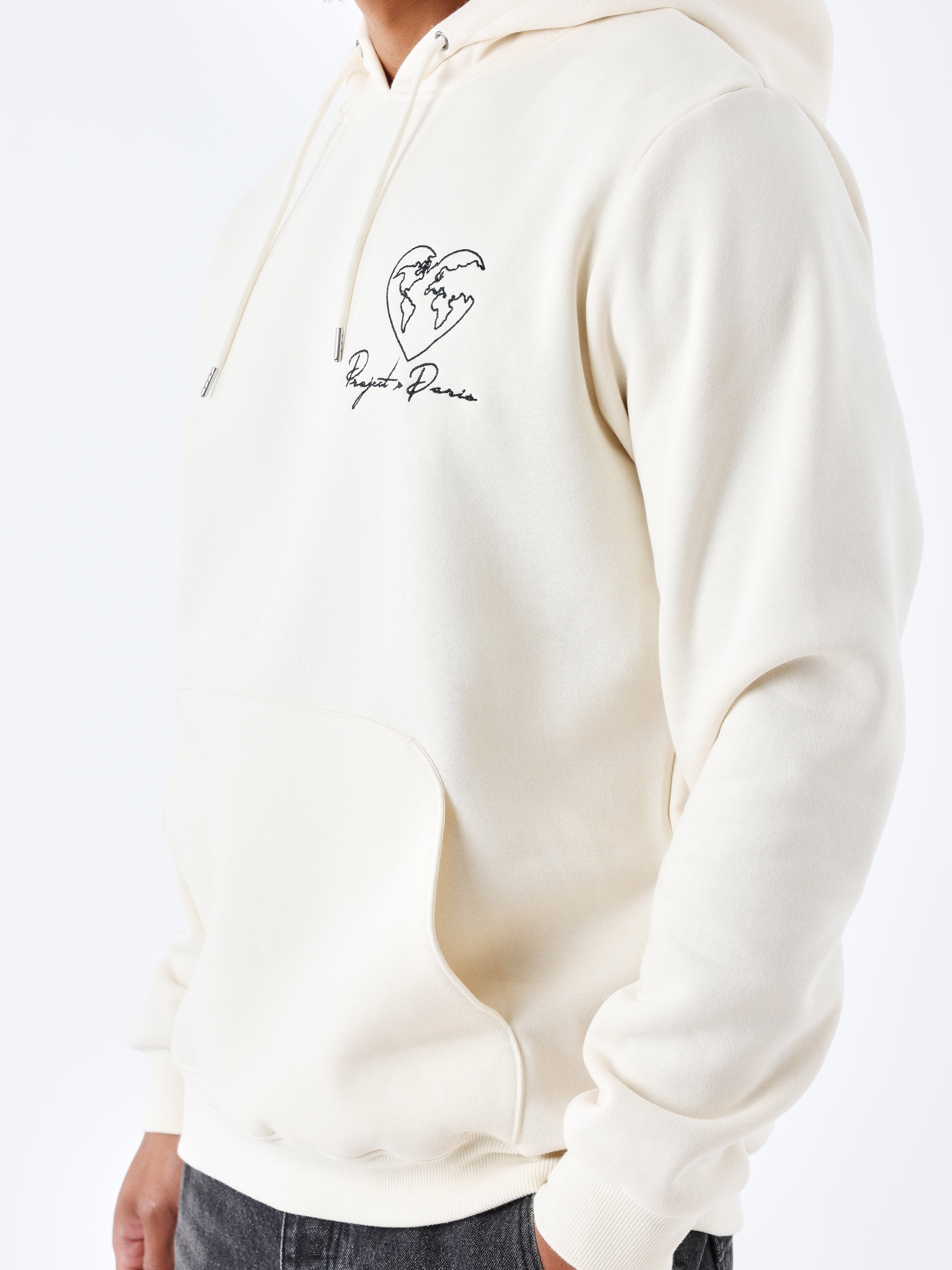 Sweat à Capuche motif coeurmonde - Image 4